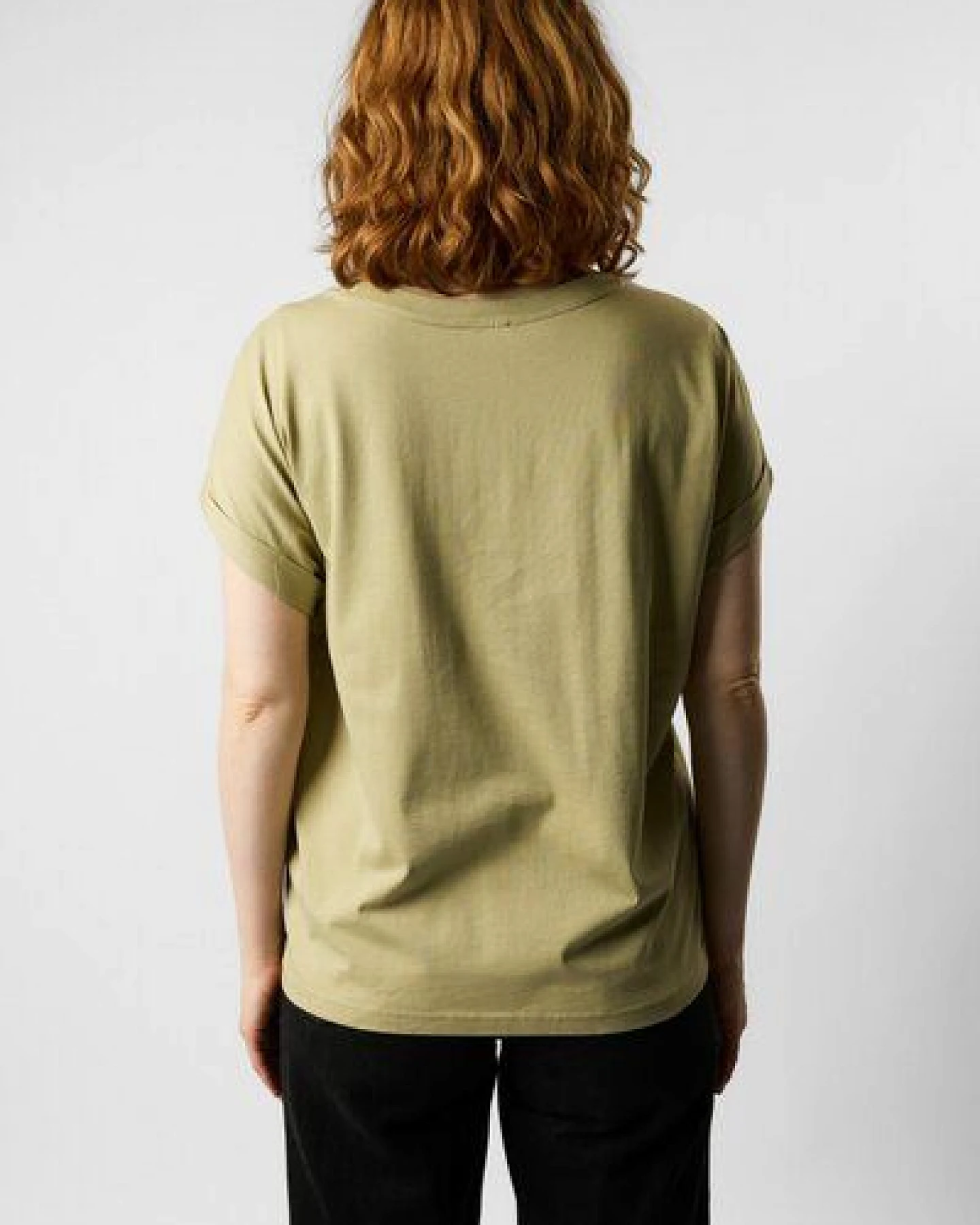 ettics STUDIO roll up sleeve organic women's tee – Ansicht 3