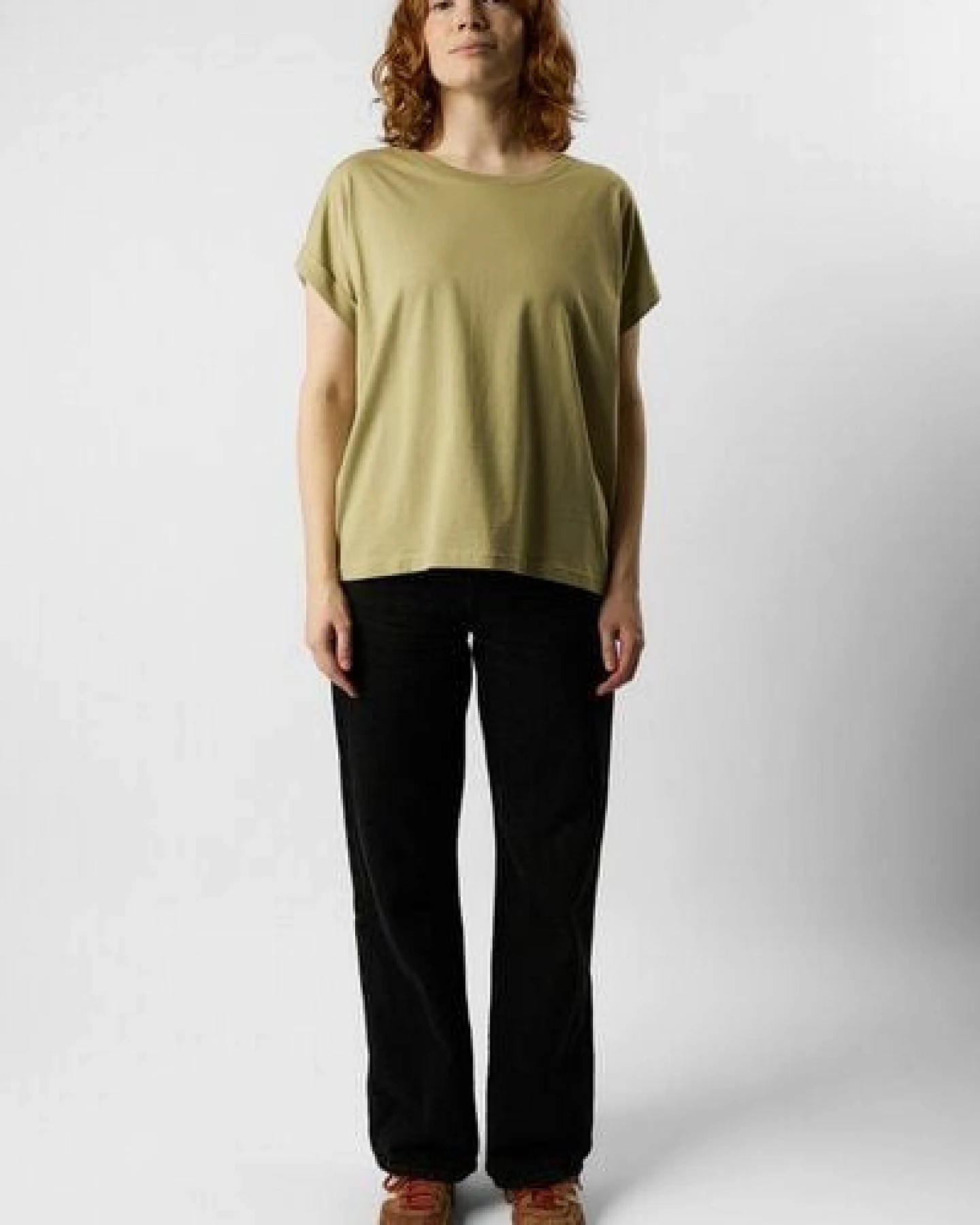 ettics STUDIO roll up sleeve organic women's tee – Ansicht 4