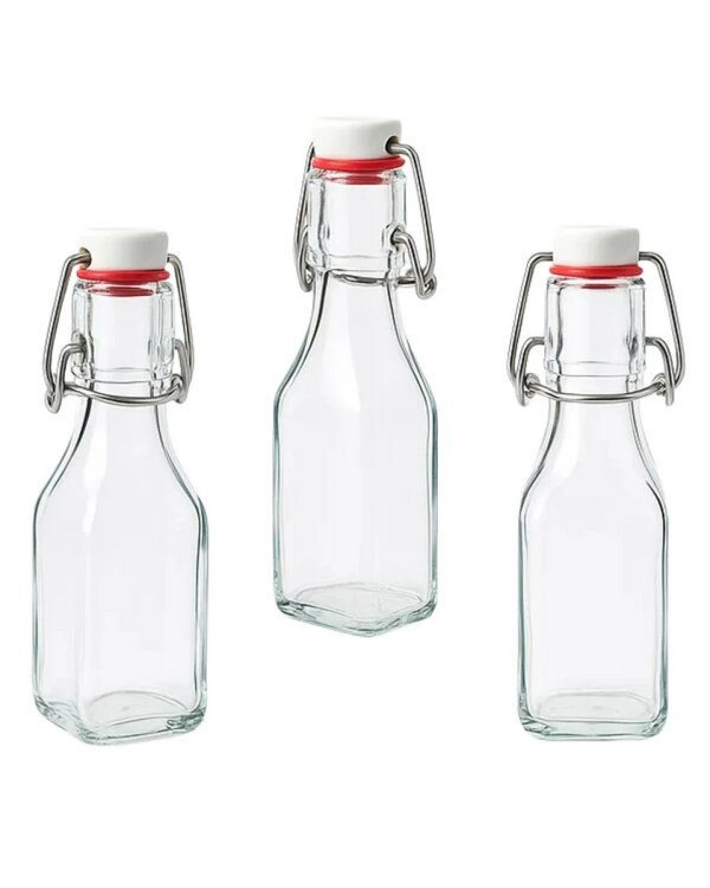 mikken 6 kleine Glasflaschen mit Bügelverschluss 250 ml Bügelverschlussflaschen – Ansicht 3