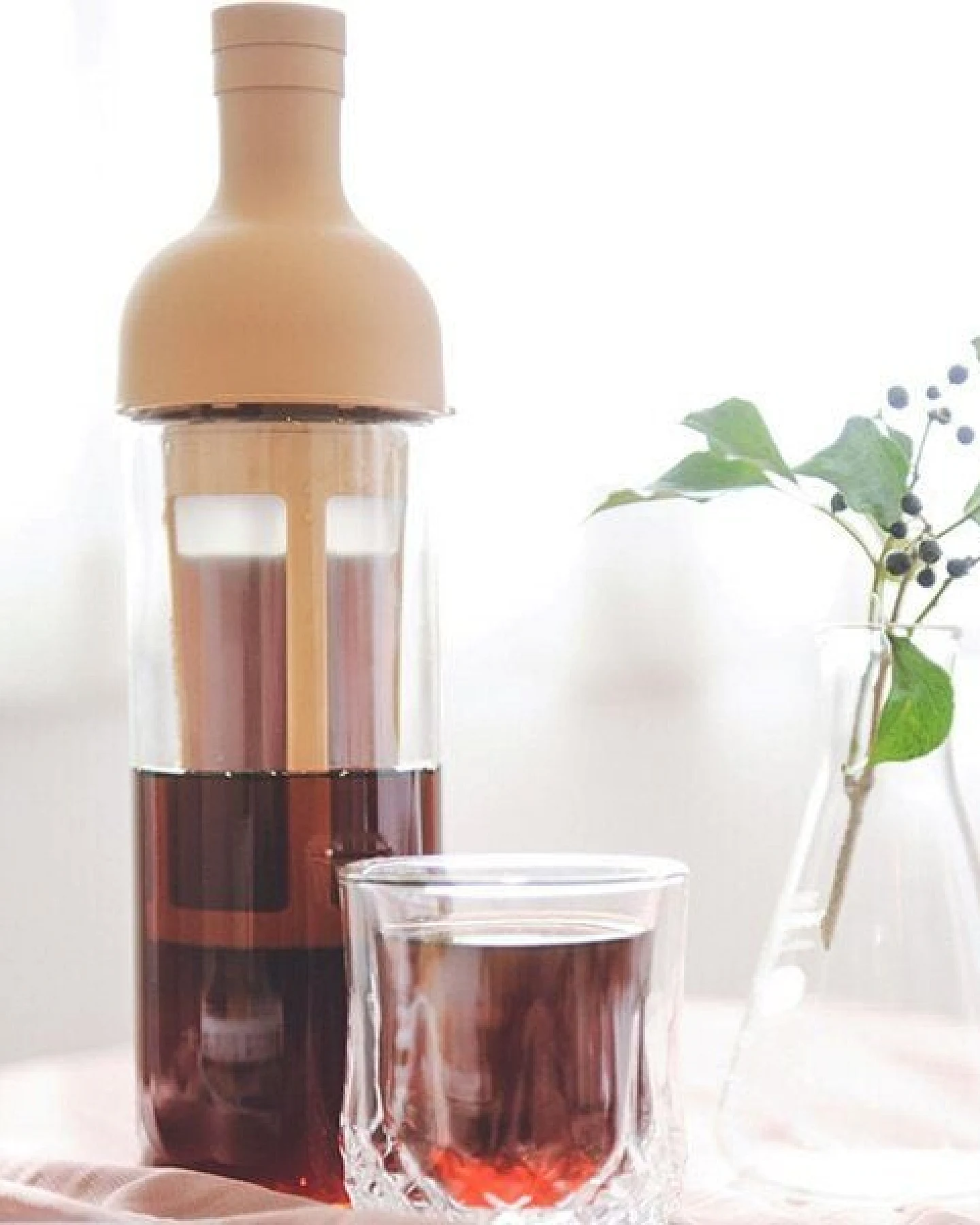 Hario Cold brew Kaffee Flasche mit Sieb – Ansicht 3