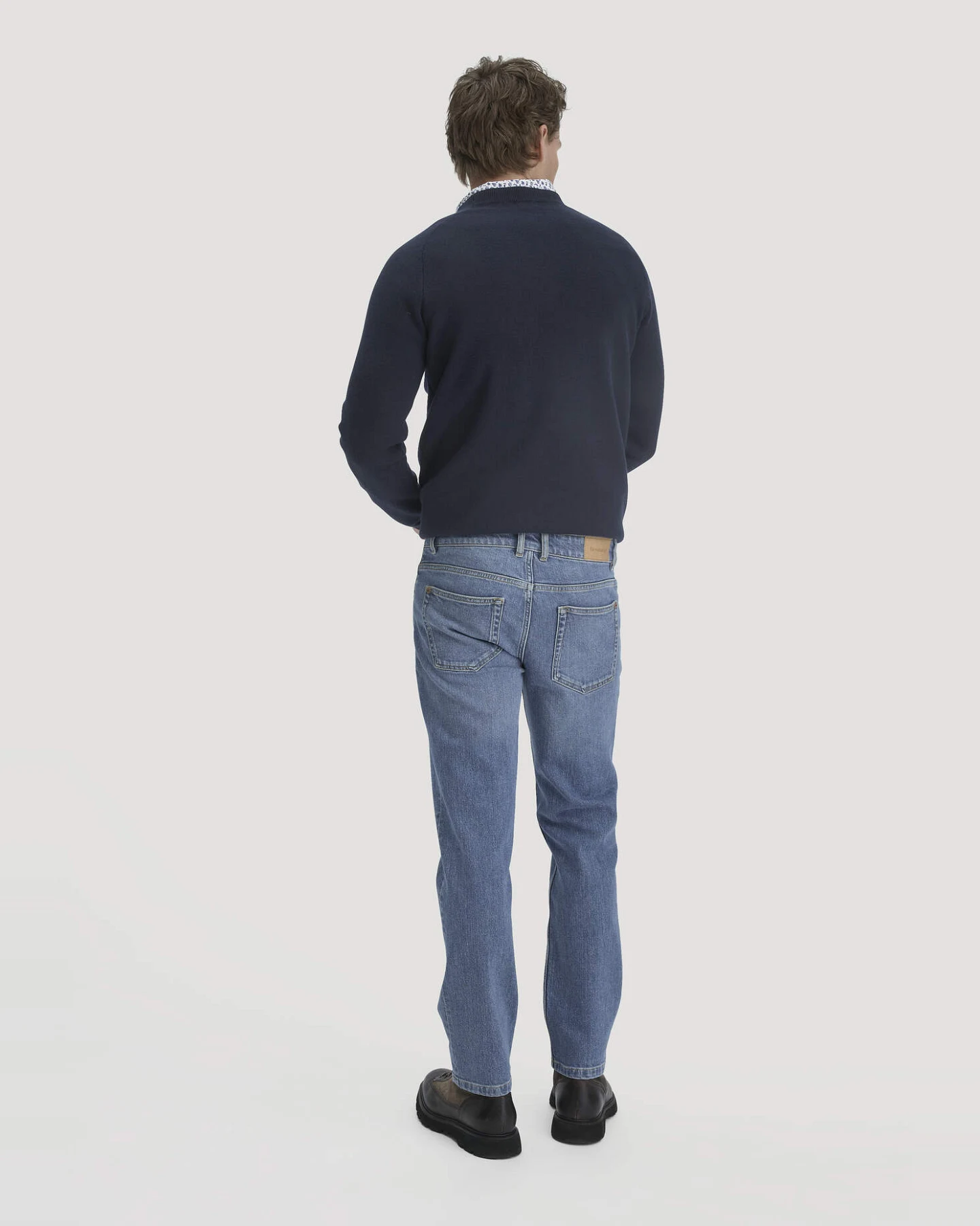 hessnatur Herren Jeans BEN Regular Straight aus Bio-Denim - blau - Größe 32/34 – Ansicht 2