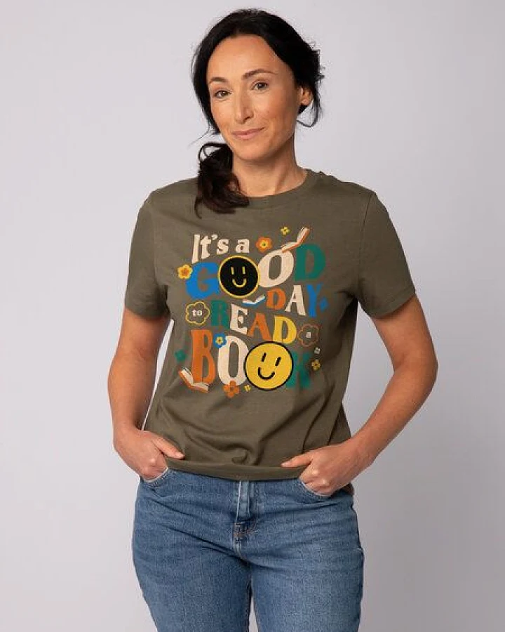 watapparel T-Shirt Frauen Good day to read a book
