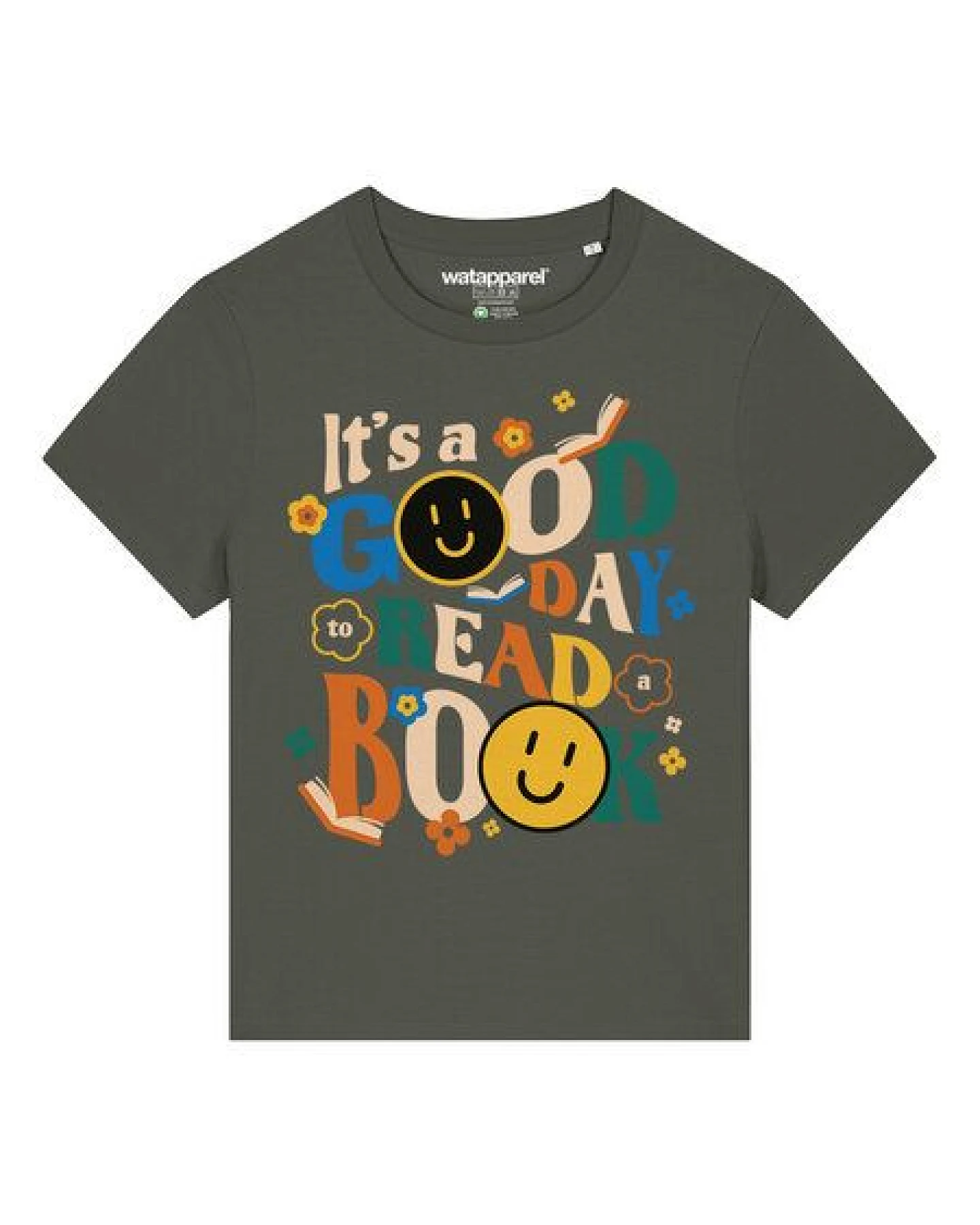 watapparel T-Shirt Frauen Good day to read a book – Ansicht 2