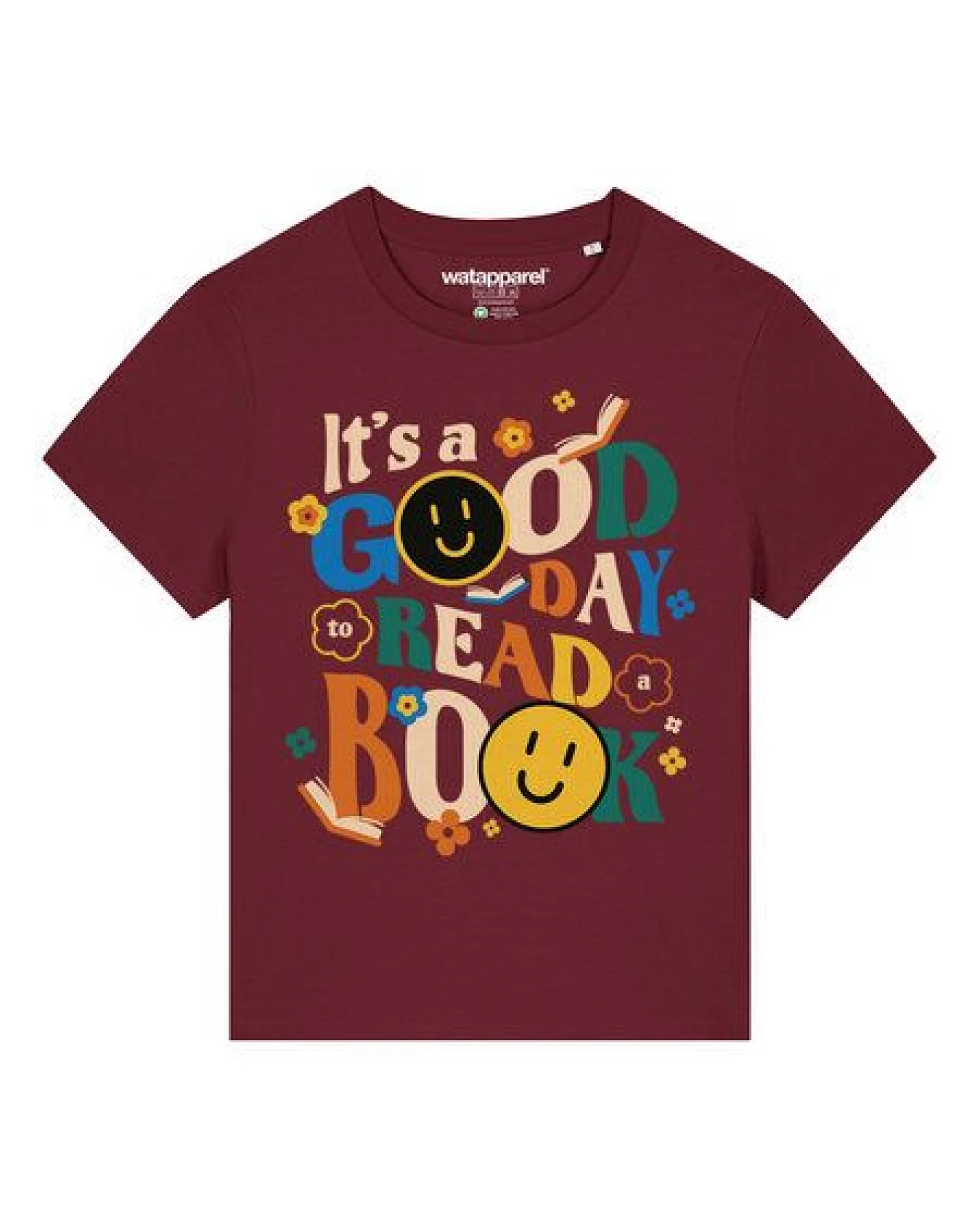watapparel T-Shirt Frauen Good day to read a book – Ansicht 2