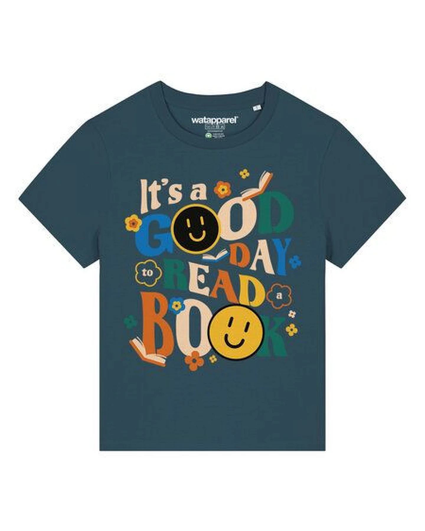 watapparel T-Shirt Frauen Good day to read a book – Ansicht 2