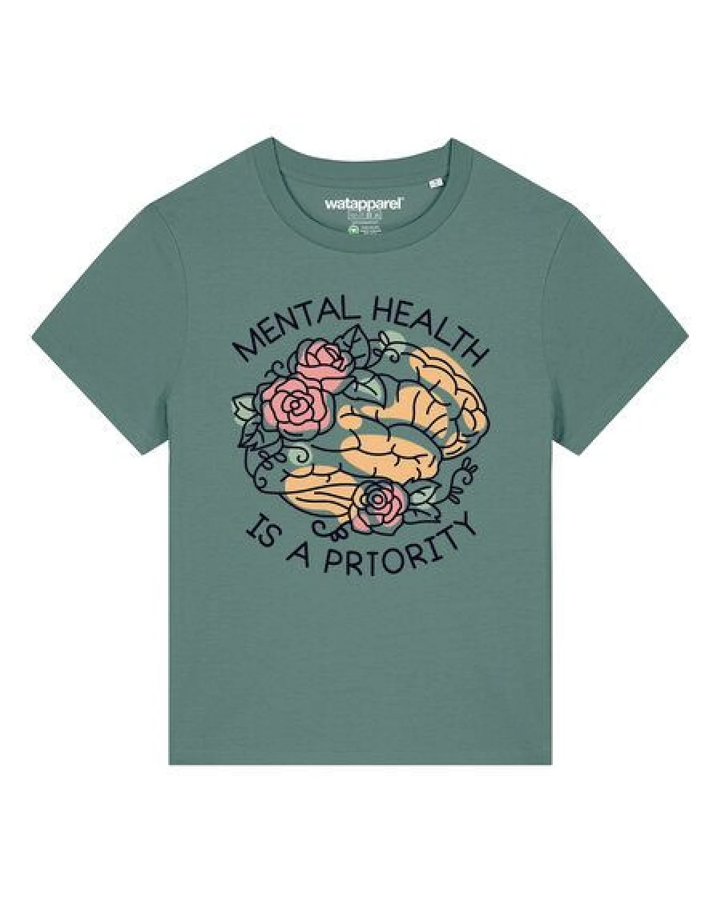 watapparel T-Shirt Frauen Mental Health – Ansicht 2