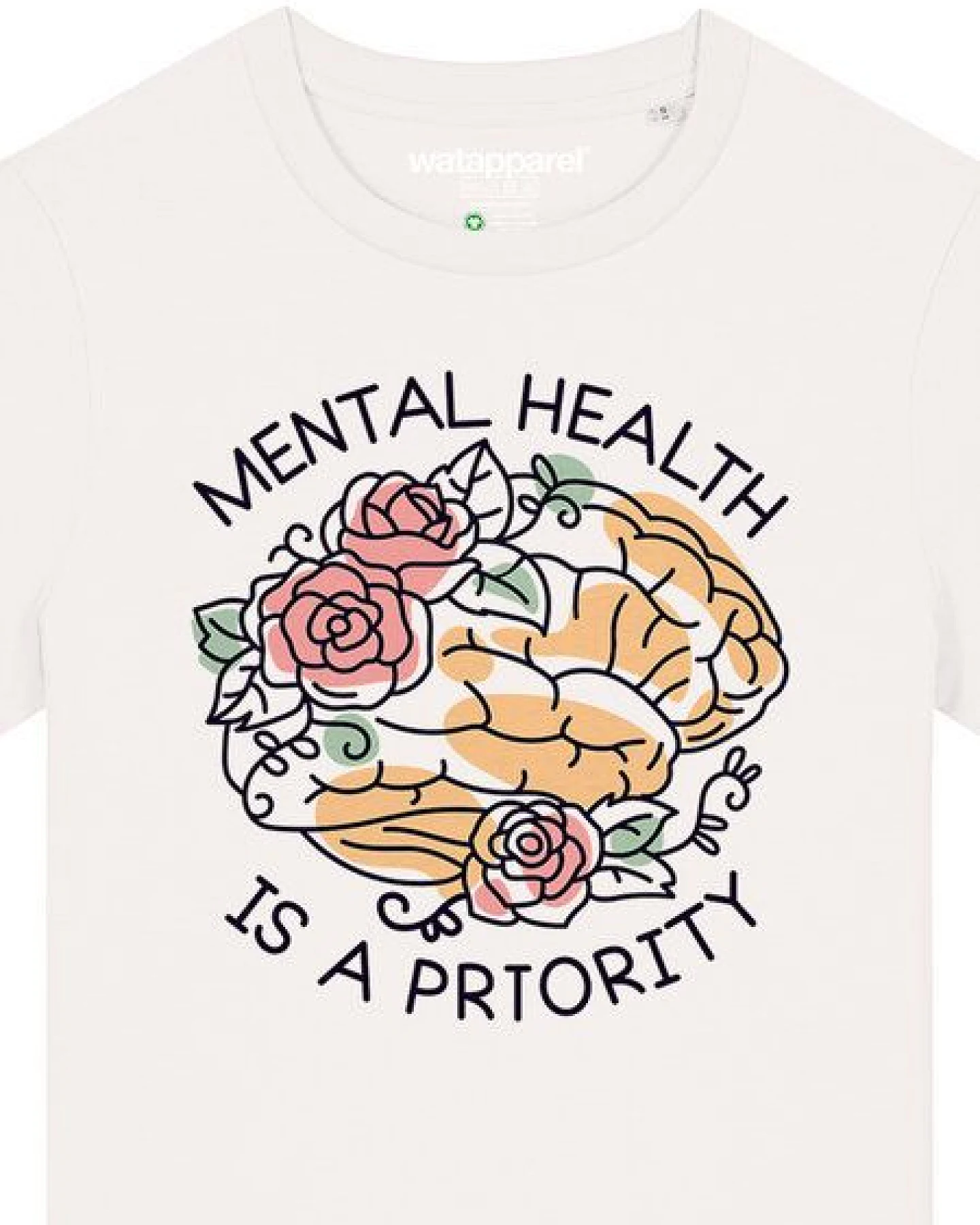 watapparel T-Shirt Frauen Mental Health – Ansicht 3