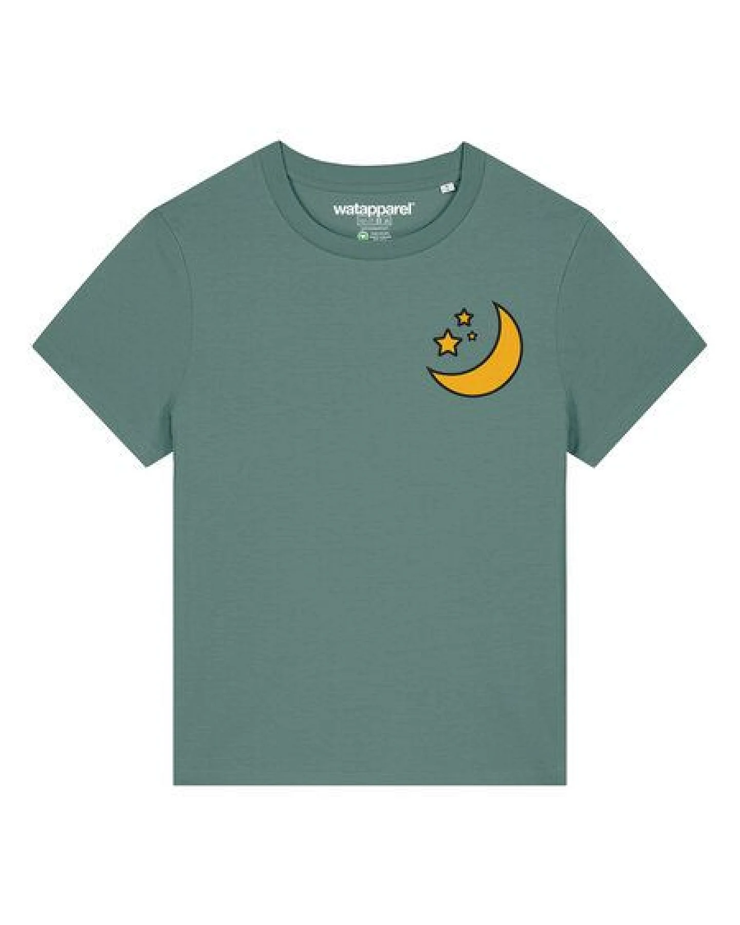 watapparel T-Shirt Frauen Moon & Stars – Ansicht 2