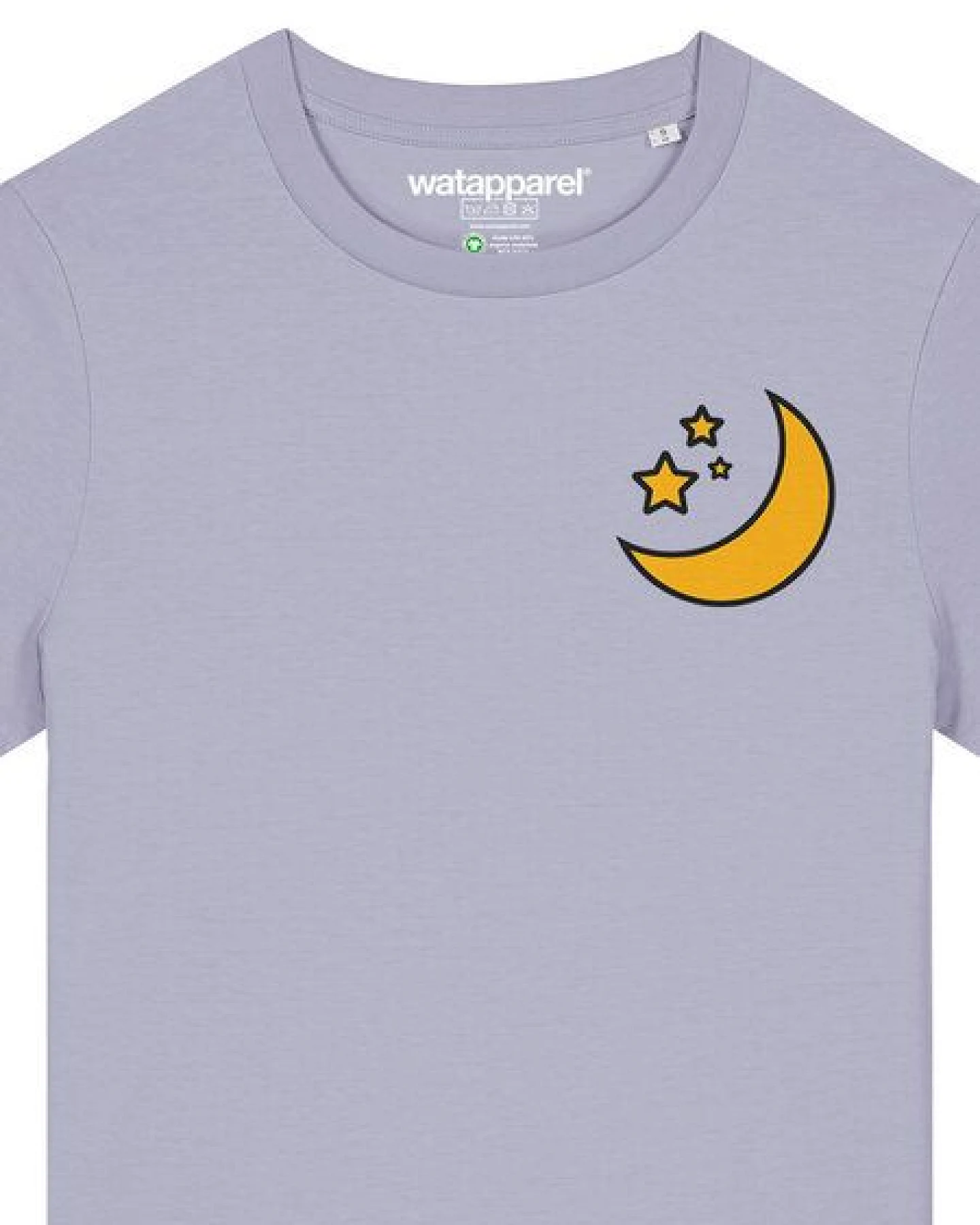 watapparel T-Shirt Frauen Moon & Stars – Ansicht 3