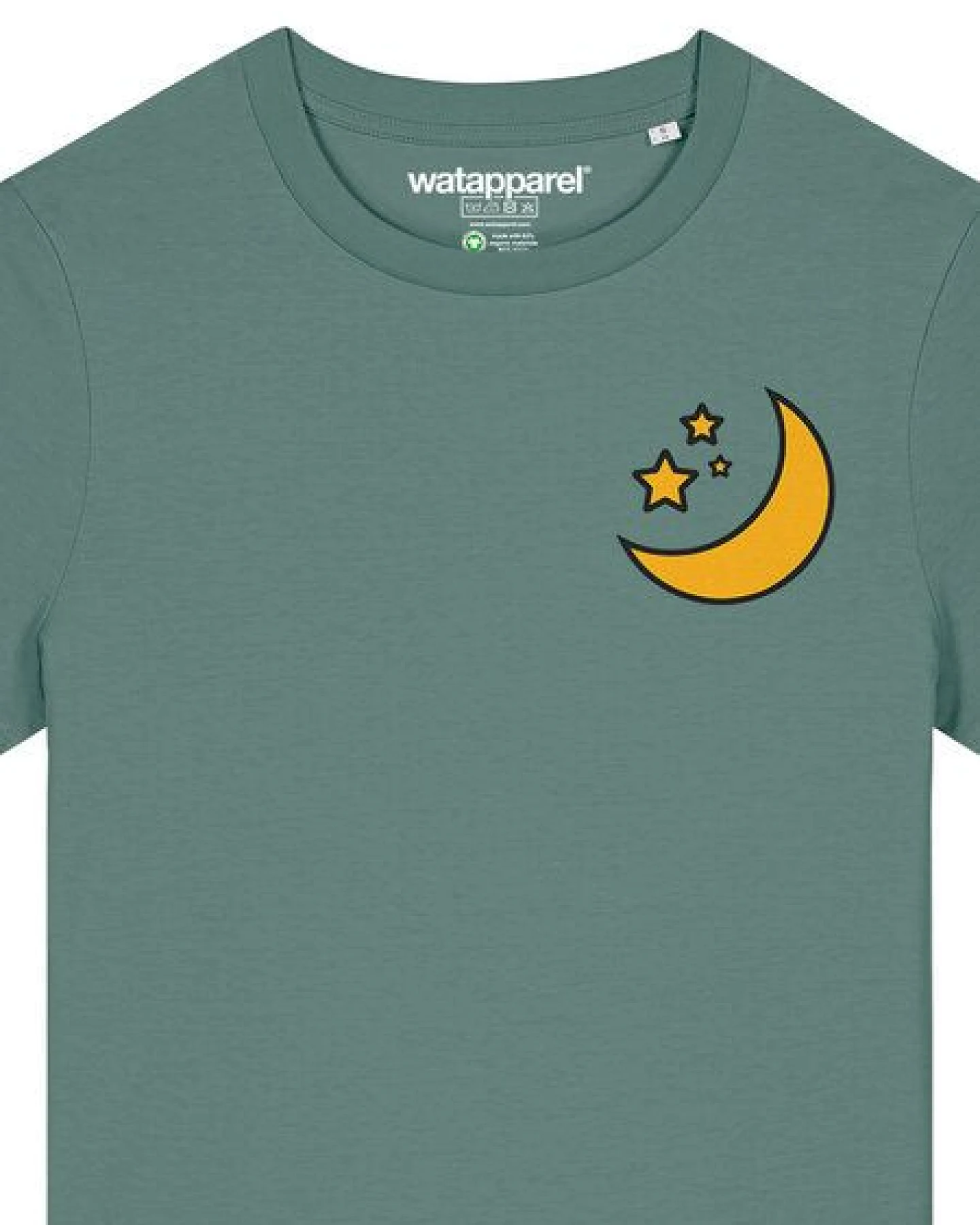 watapparel T-Shirt Frauen Moon & Stars – Ansicht 3