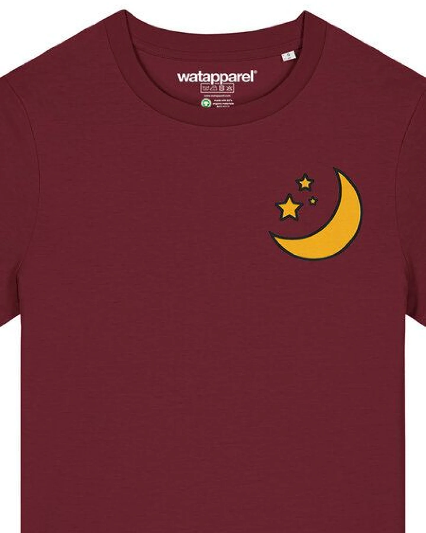 watapparel T-Shirt Frauen Moon & Stars – Ansicht 3