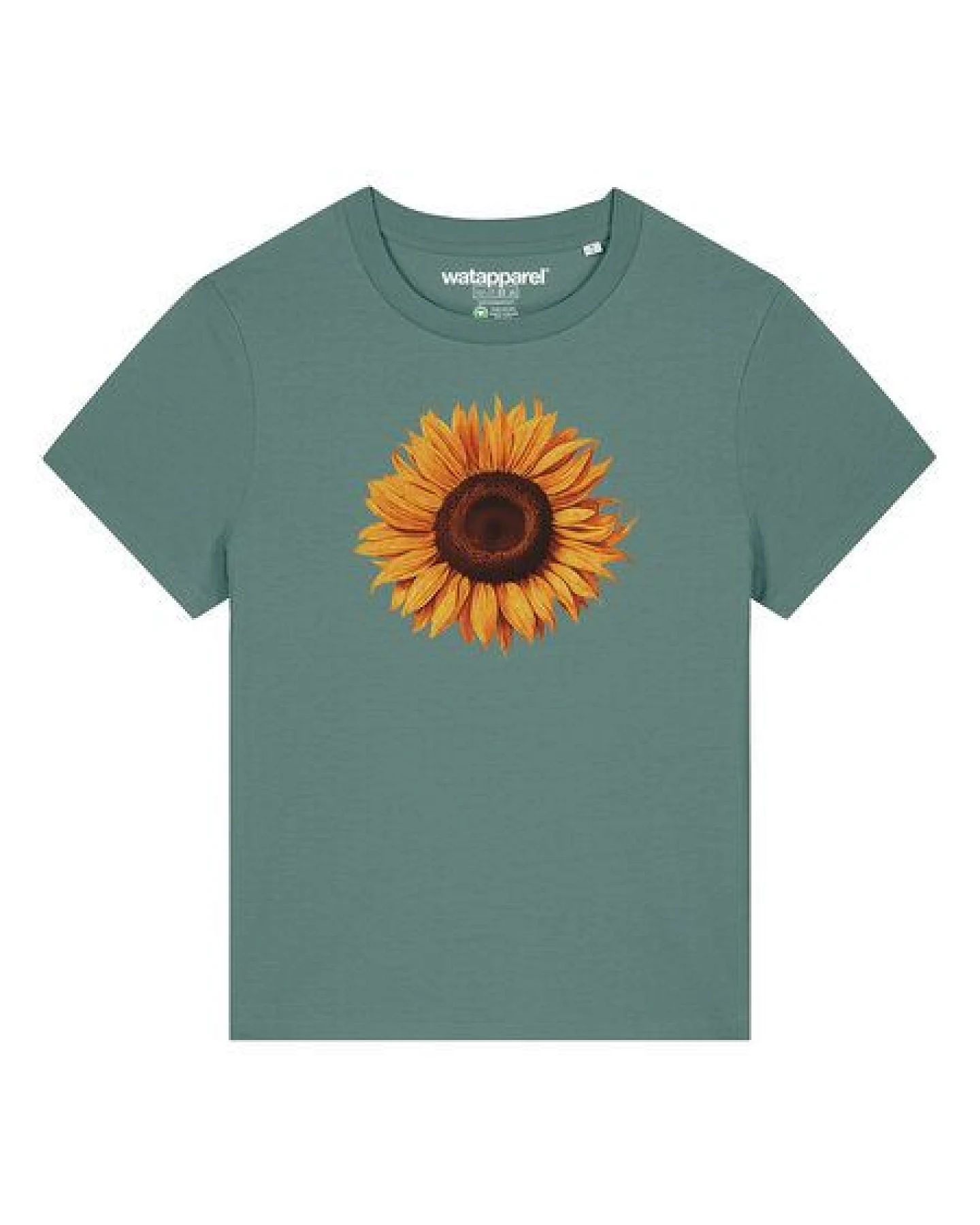 watapparel T-Shirt Frauen Sonnenblume – Ansicht 2