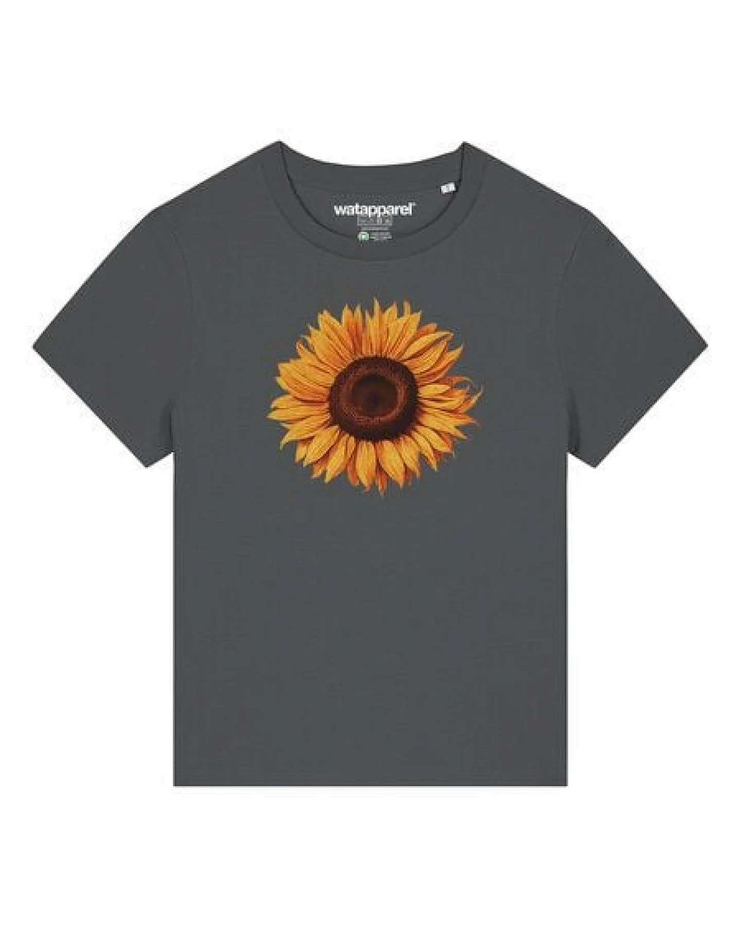 watapparel T-Shirt Frauen Sonnenblume – Ansicht 2
