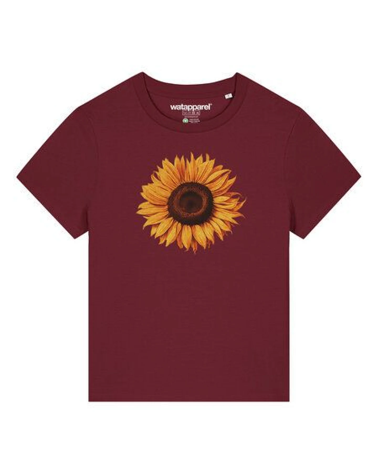 watapparel T-Shirt Frauen Sonnenblume – Ansicht 2
