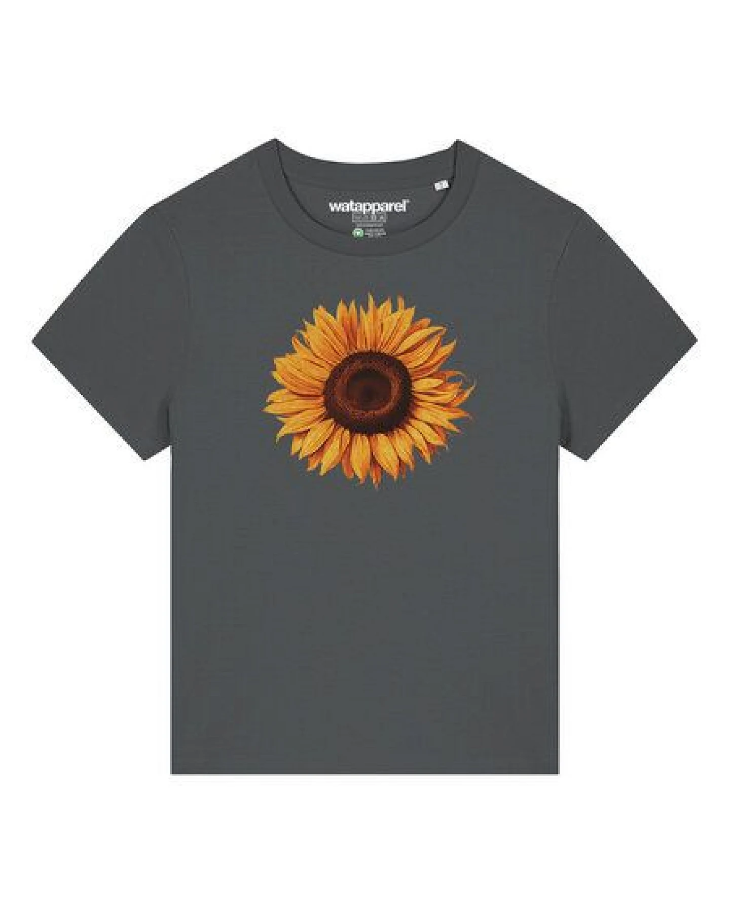 watapparel T-Shirt Frauen Sonnenblume – Ansicht 2