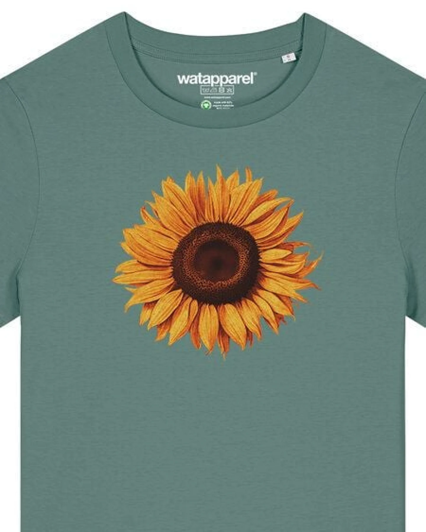 watapparel T-Shirt Frauen Sonnenblume – Ansicht 3