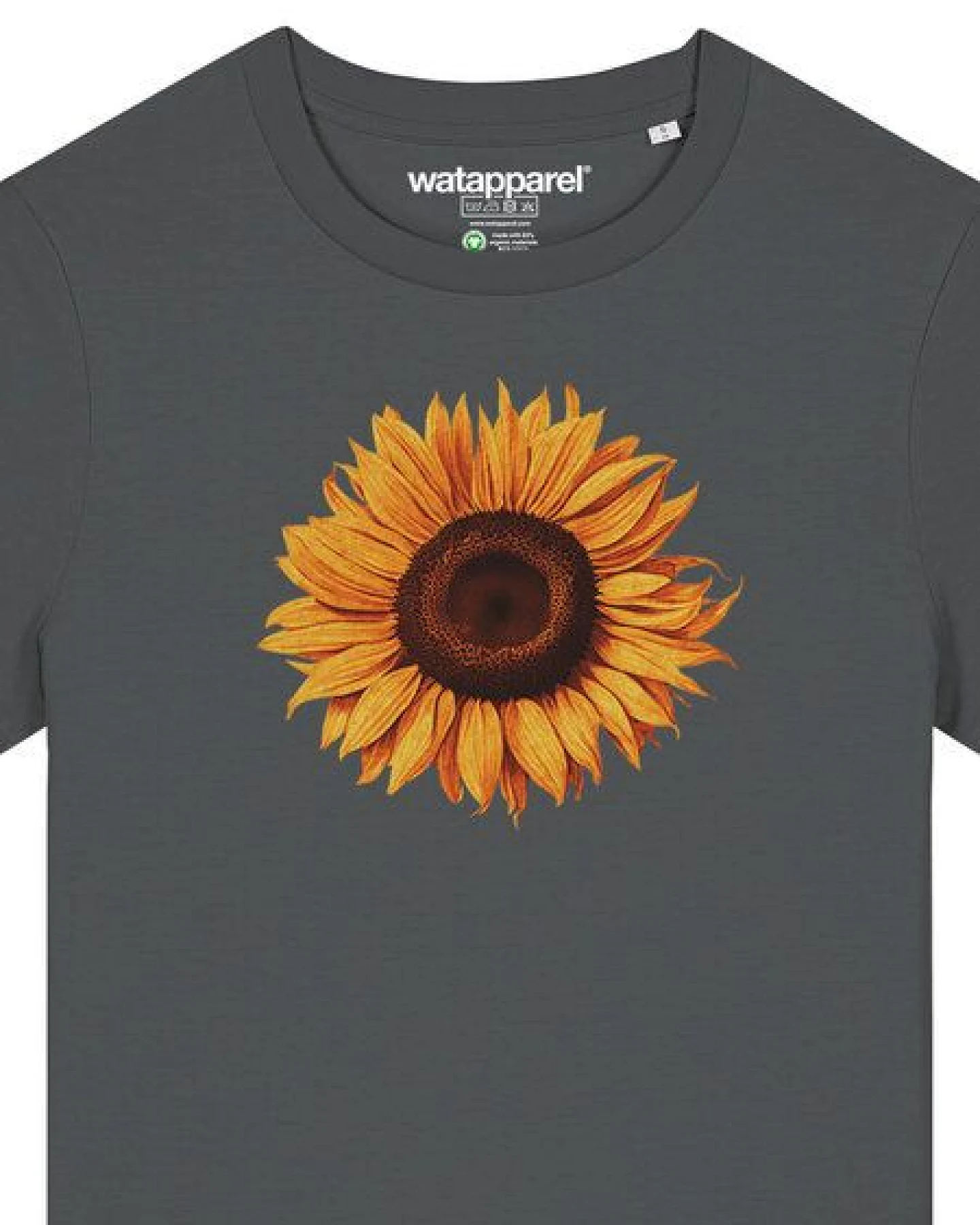 watapparel T-Shirt Frauen Sonnenblume – Ansicht 3