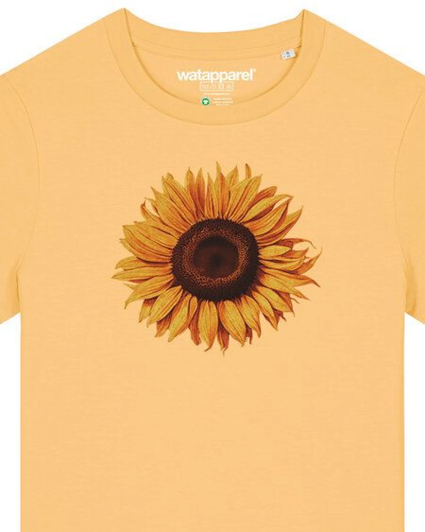 watapparel T-Shirt Frauen Sonnenblume – Ansicht 3
