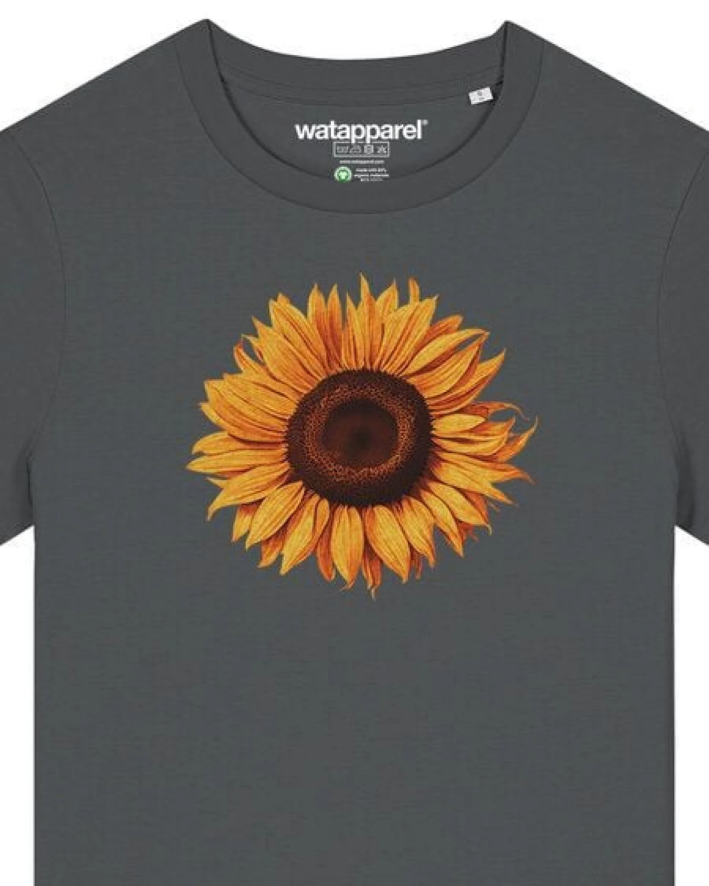 watapparel T-Shirt Frauen Sonnenblume – Ansicht 3