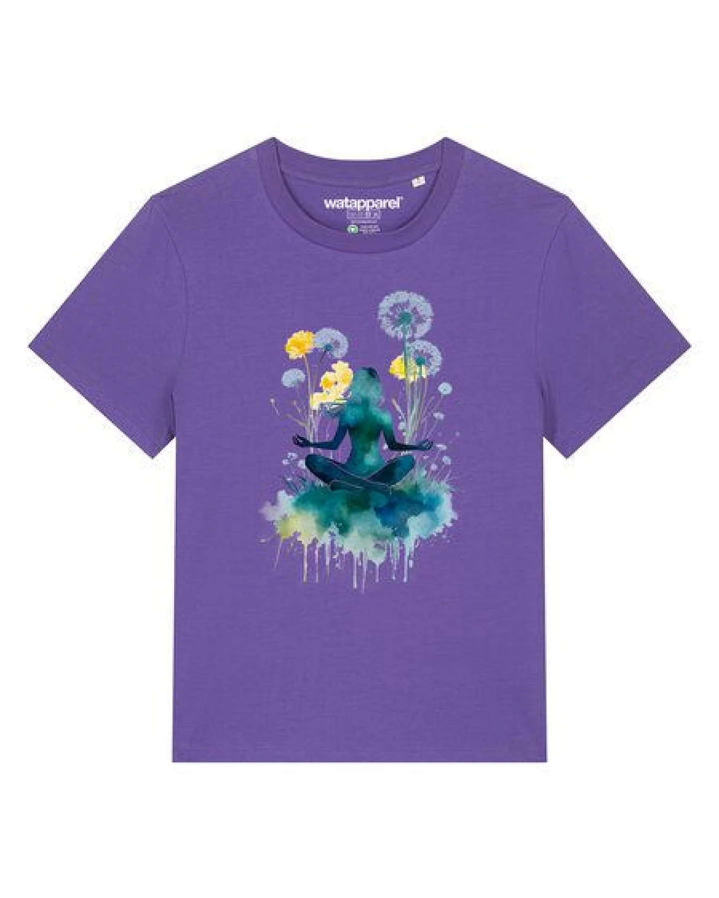 watapparel T-Shirt Frauen Yoga & Meditation – Ansicht 2