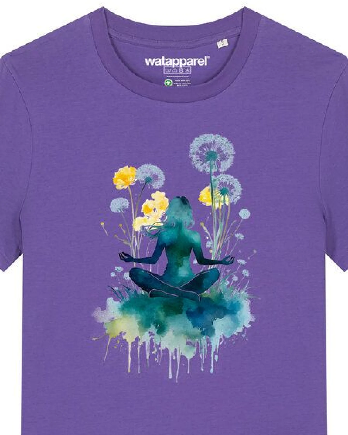 watapparel T-Shirt Frauen Yoga & Meditation – Ansicht 3