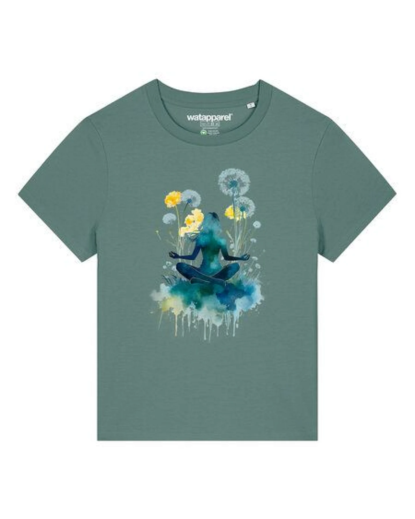 watapparel T-Shirt Frauen Yoga & Meditation – Ansicht 2