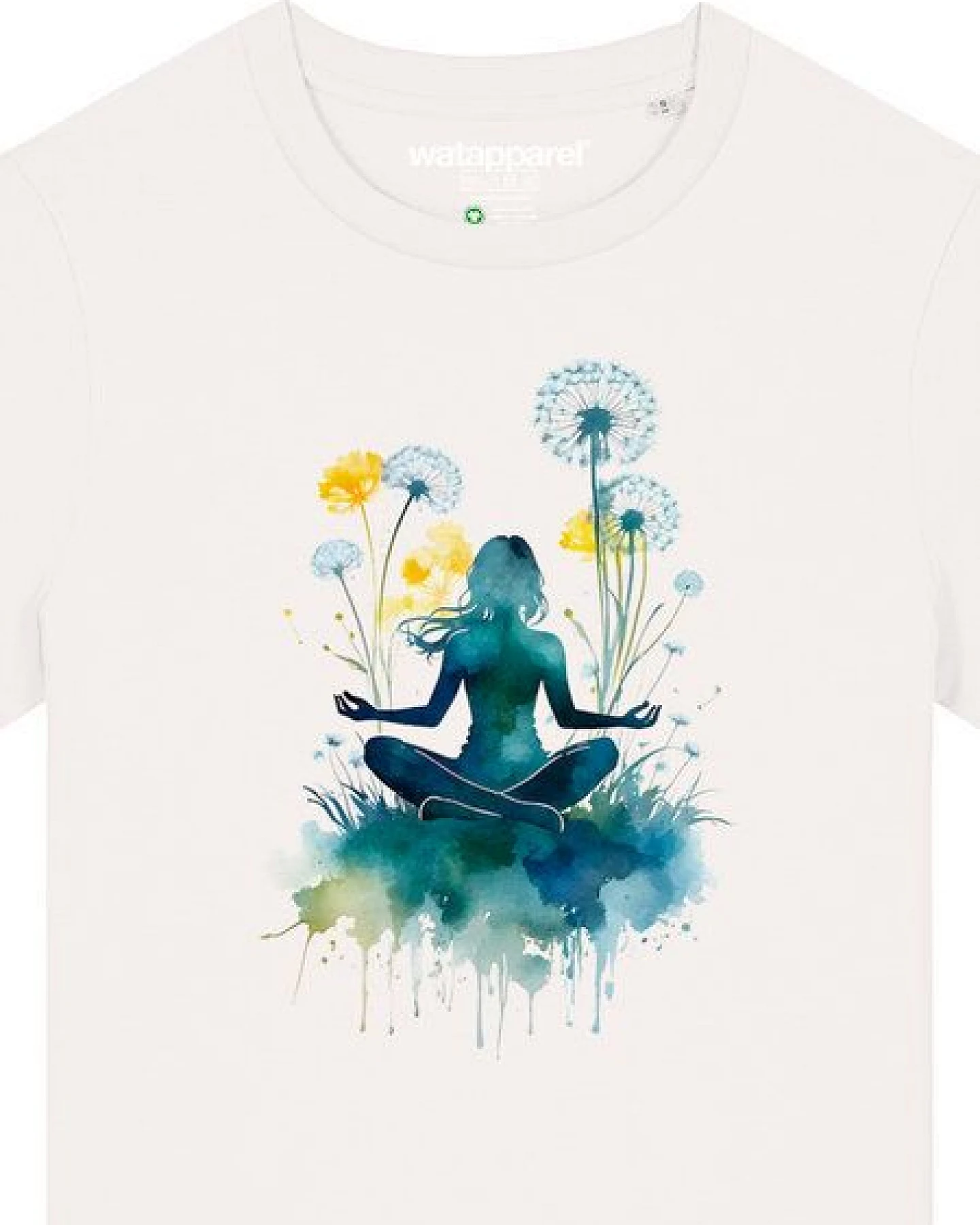 watapparel T-Shirt Frauen Yoga & Meditation – Ansicht 3