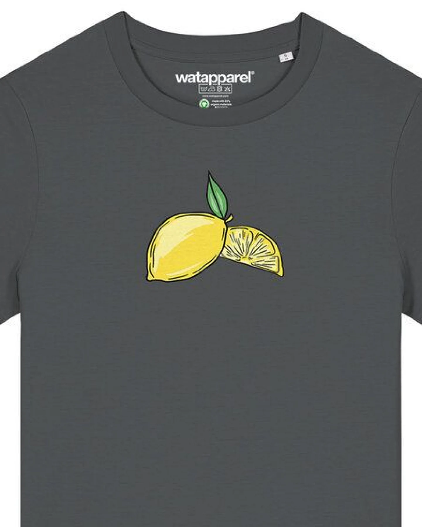 watapparel T-Shirt Frauen Lemon – Ansicht 3
