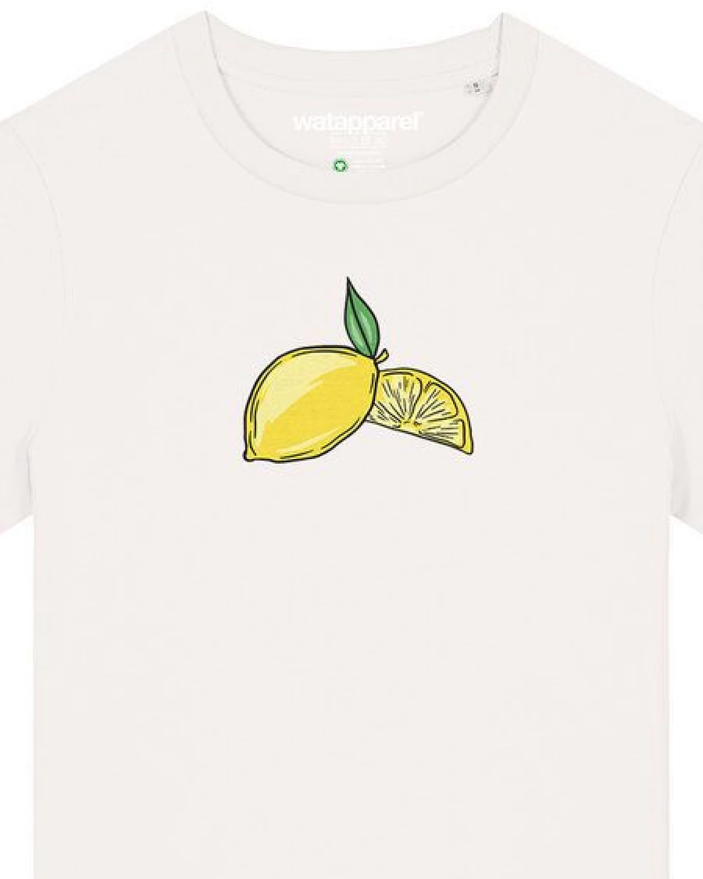 watapparel T-Shirt Frauen Lemon – Ansicht 3