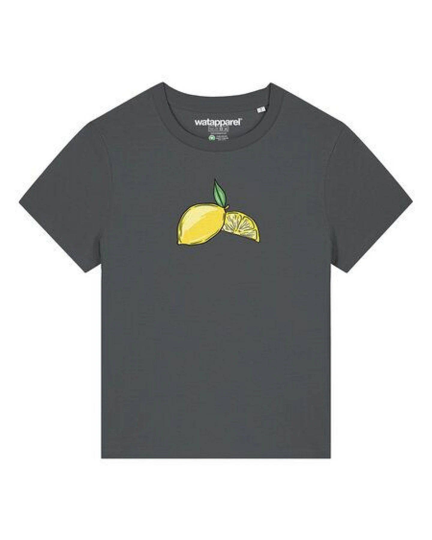 watapparel T-Shirt Frauen Lemon – Ansicht 2