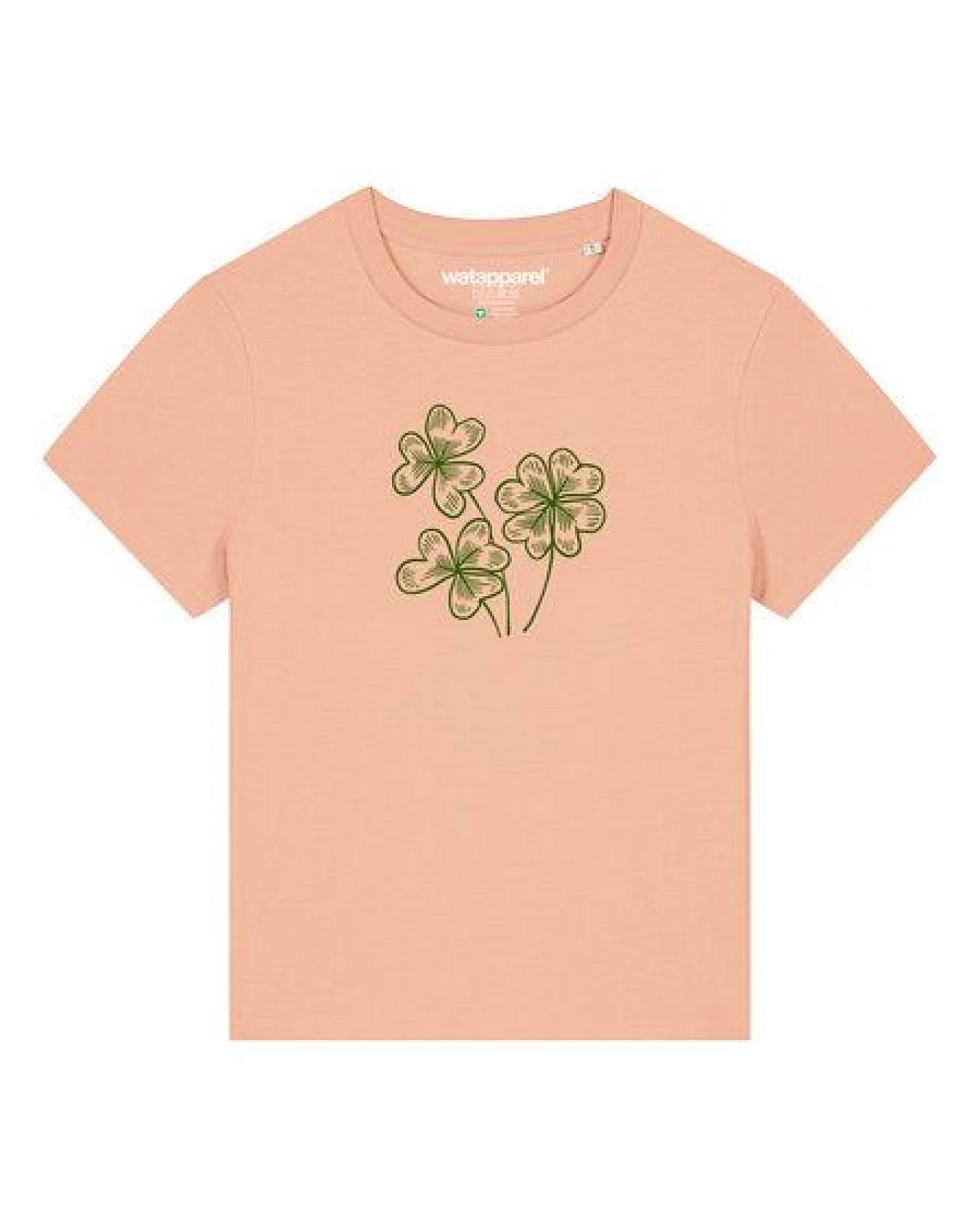 watapparel T-Shirt Frauen Glücksklee – Ansicht 2