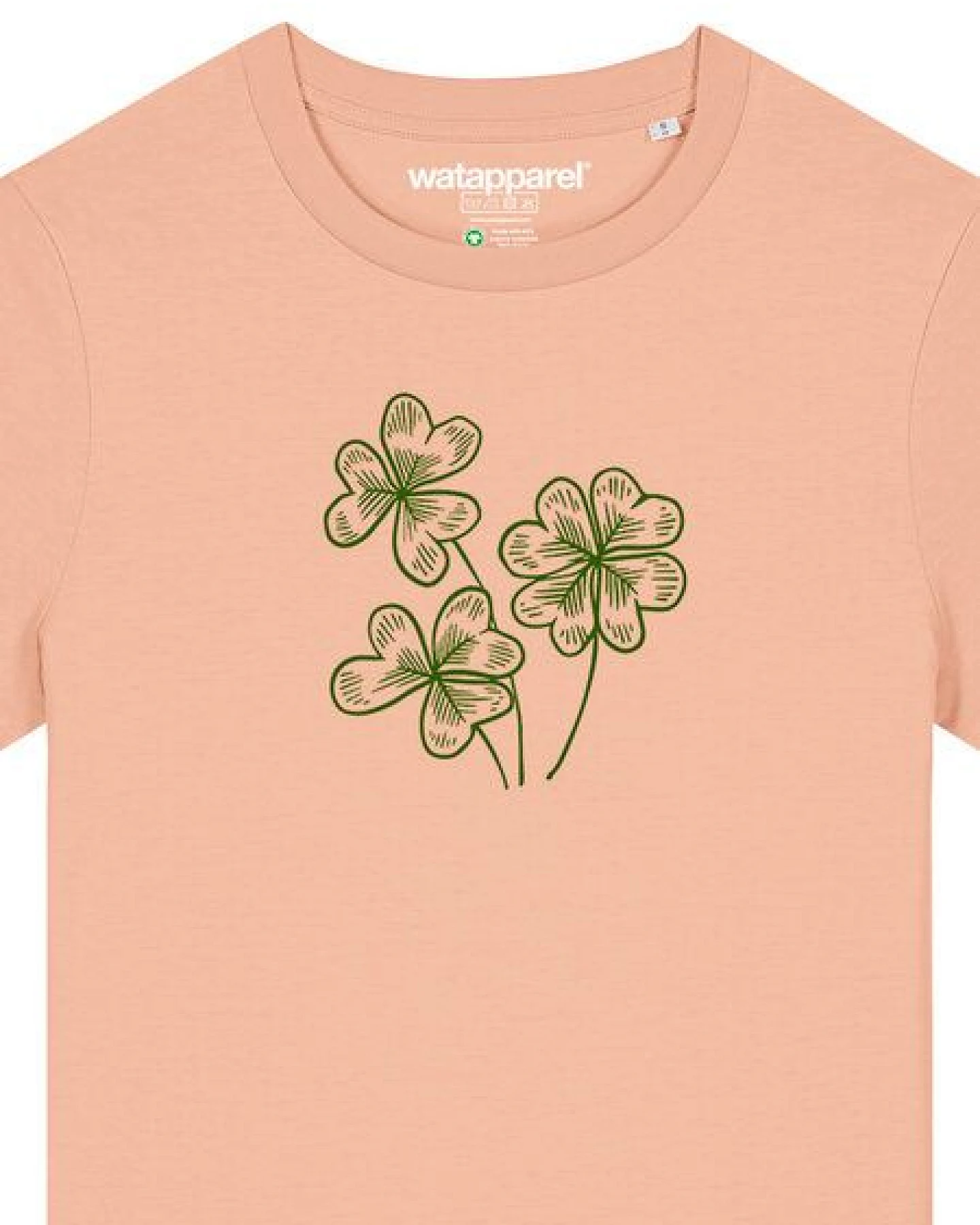 watapparel T-Shirt Frauen Glücksklee – Ansicht 3