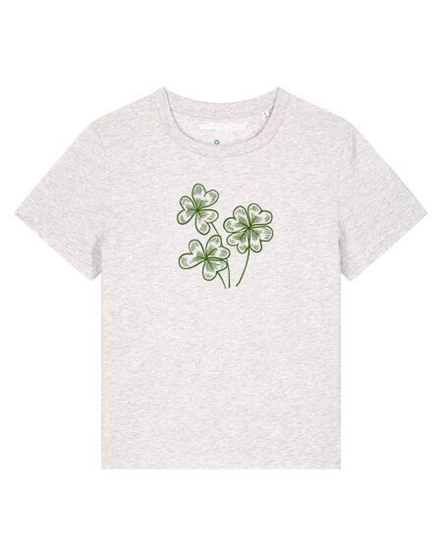 watapparel T-Shirt Frauen Glücksklee – Ansicht 2