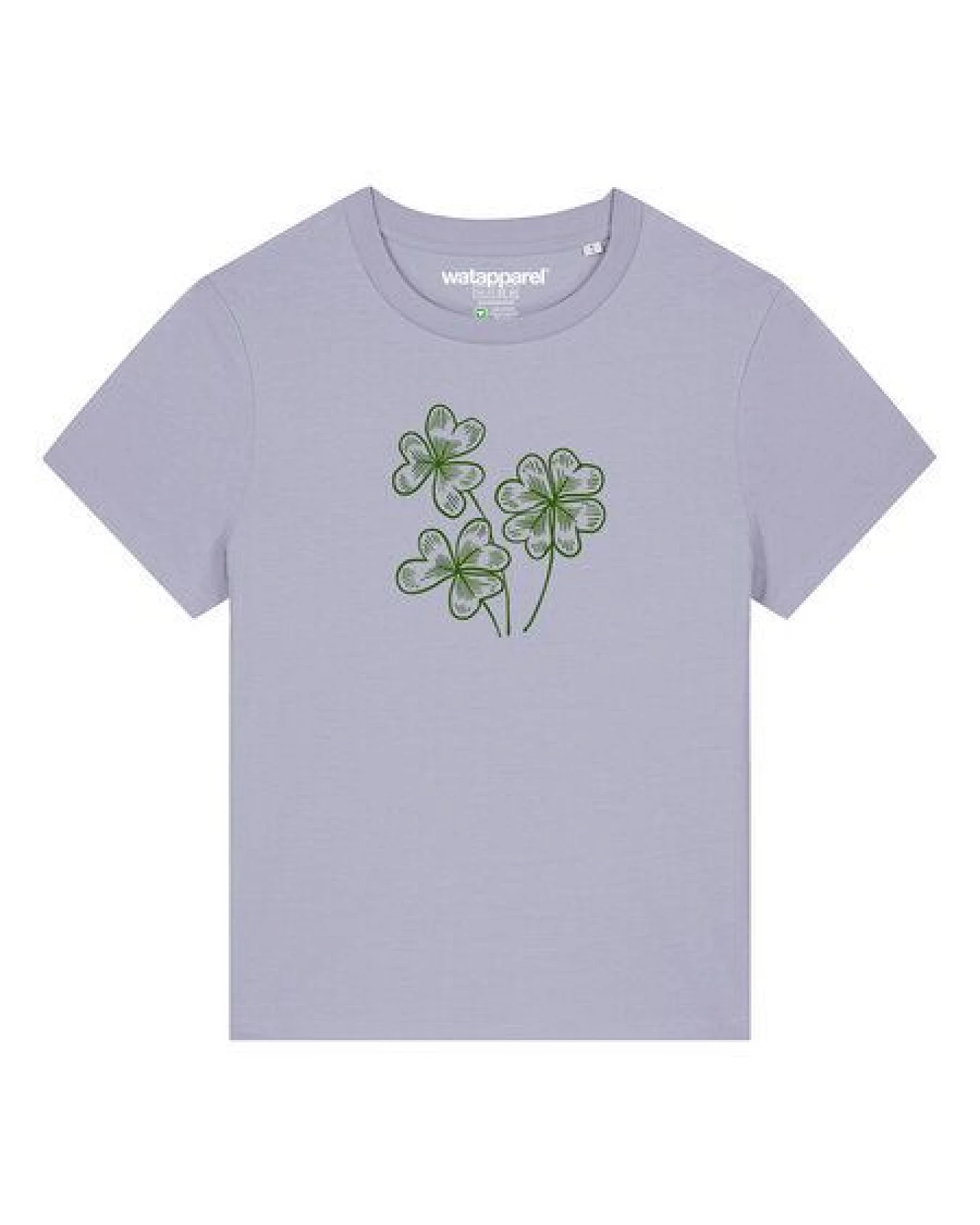 watapparel T-Shirt Frauen Glücksklee – Ansicht 2
