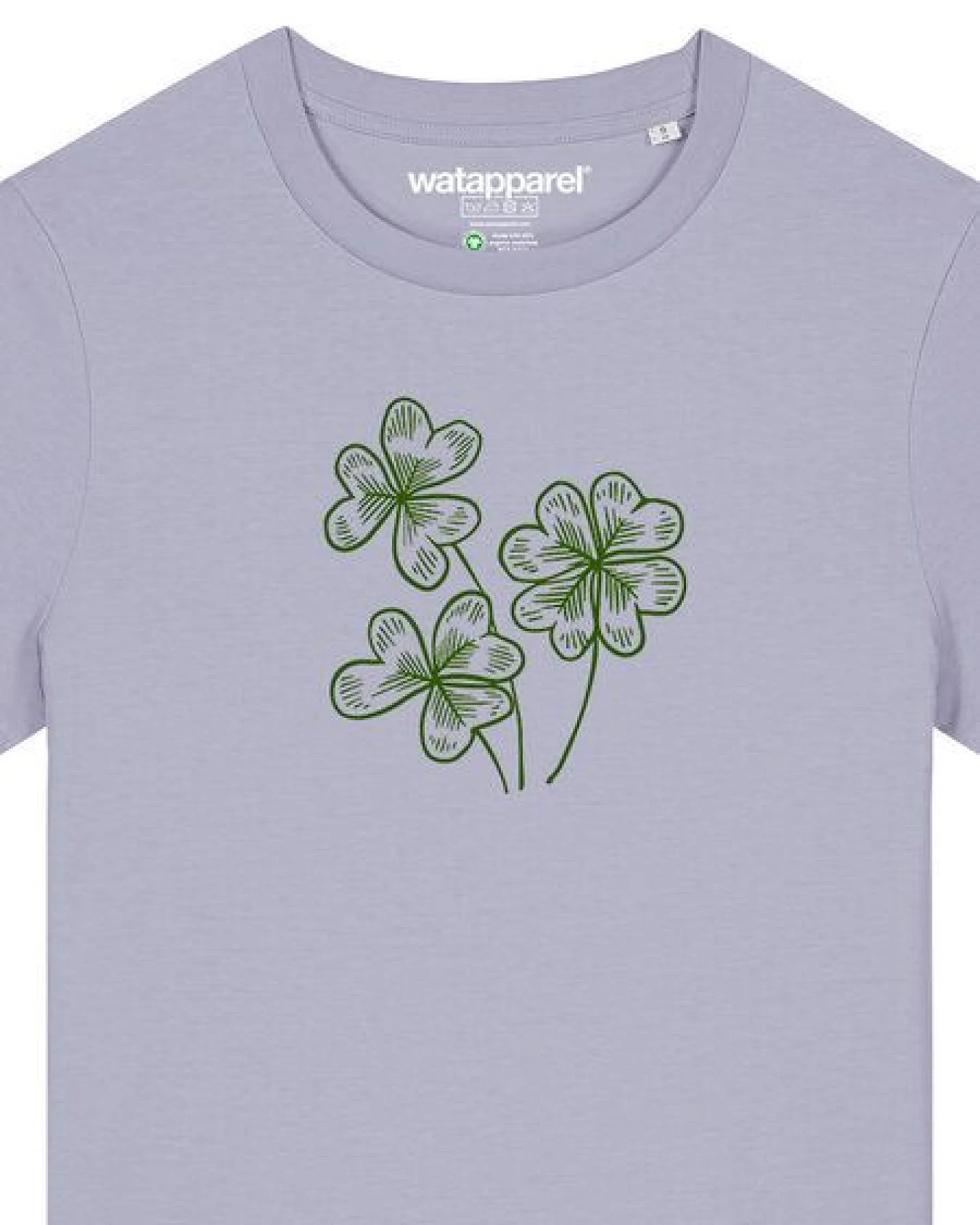 watapparel T-Shirt Frauen Glücksklee – Ansicht 3