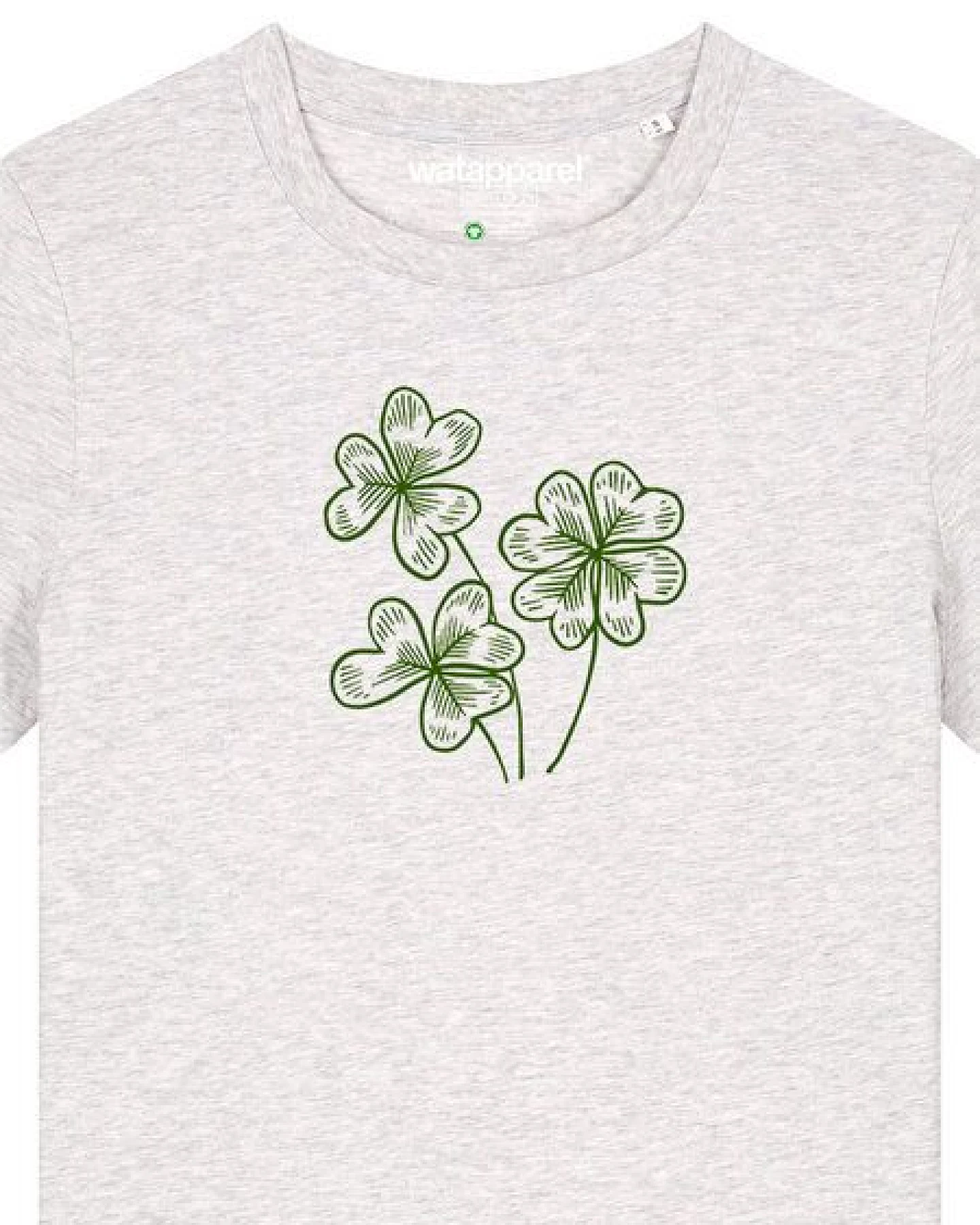 watapparel T-Shirt Frauen Glücksklee – Ansicht 3