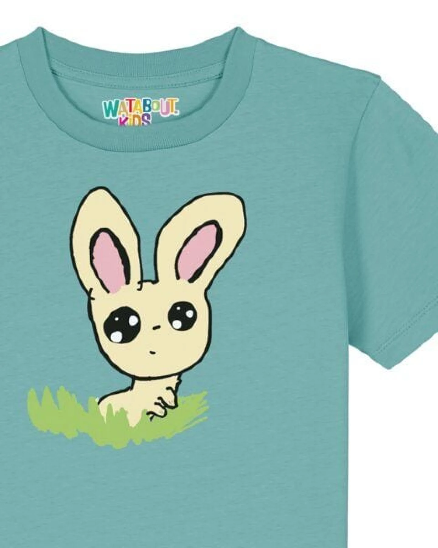 watabout.kids T-Shirt Kinder Osterhase im Gras – Ansicht 3