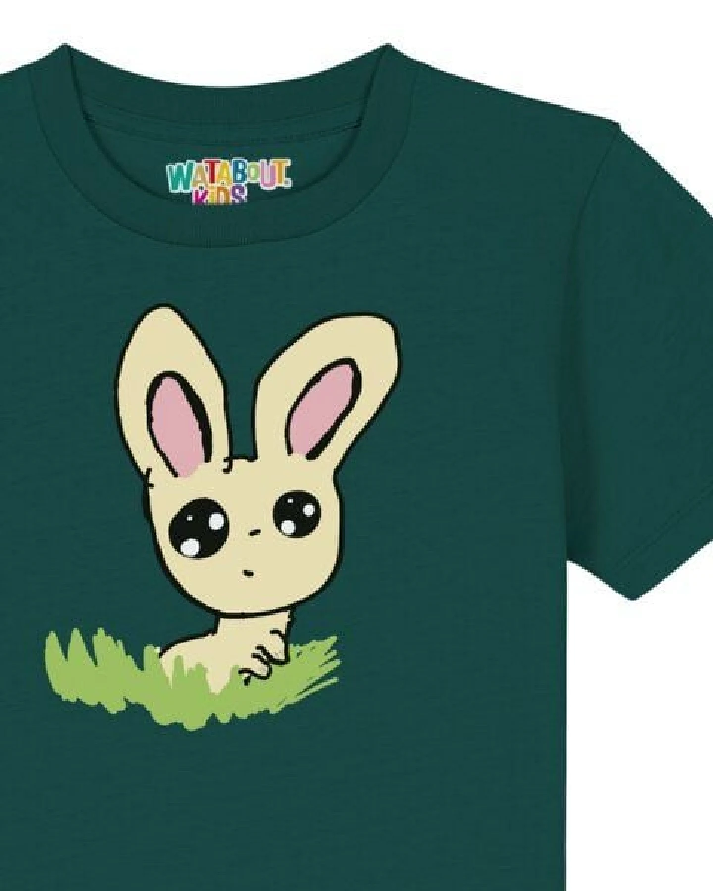 watabout.kids T-Shirt Kinder Osterhase im Gras – Ansicht 3