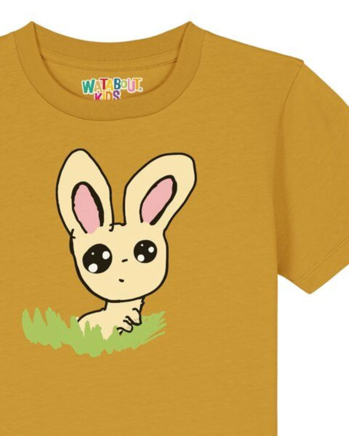 watabout.kids T-Shirt Kinder Osterhase im Gras – Ansicht 3