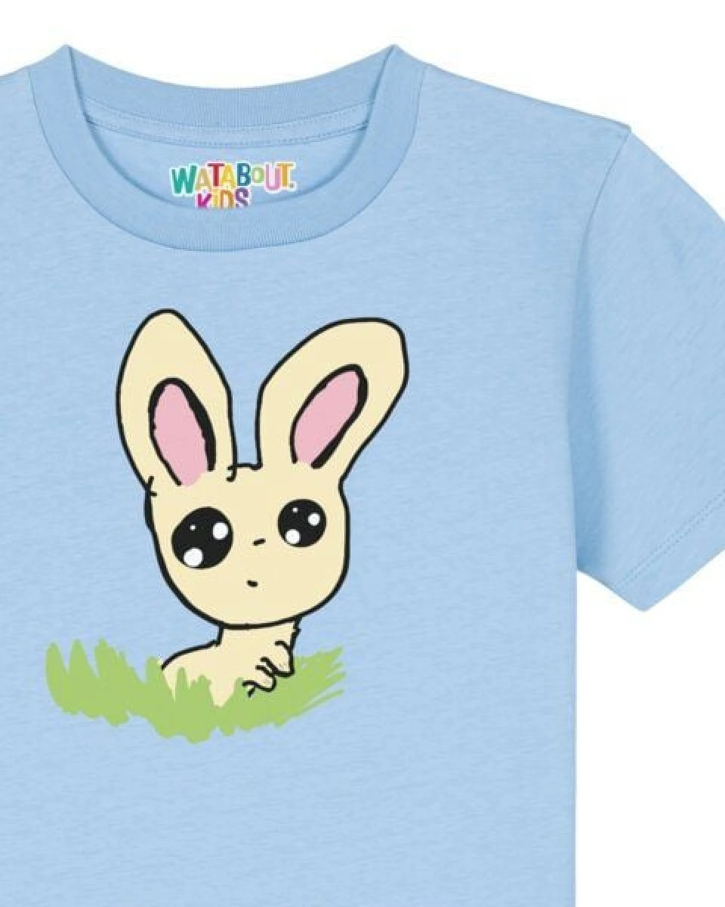 watabout.kids T-Shirt Kinder Osterhase im Gras – Ansicht 3