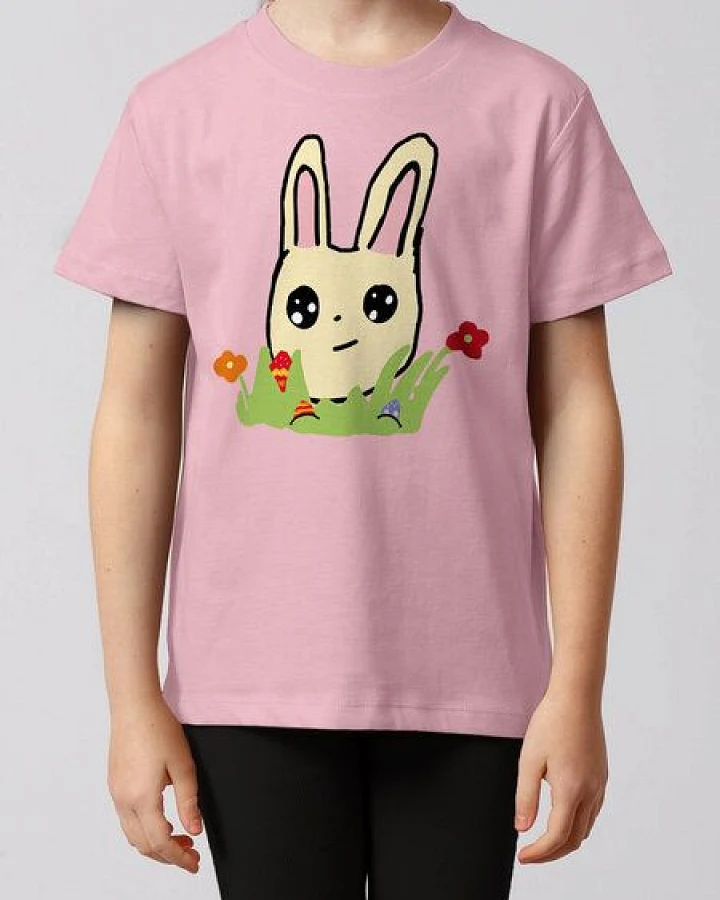 watabout.kids T-Shirt Kinder Osterhase mit Blumen