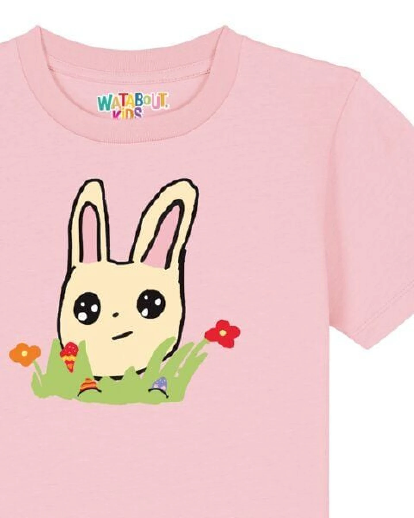watabout.kids T-Shirt Kinder Osterhase mit Blumen – Ansicht 3