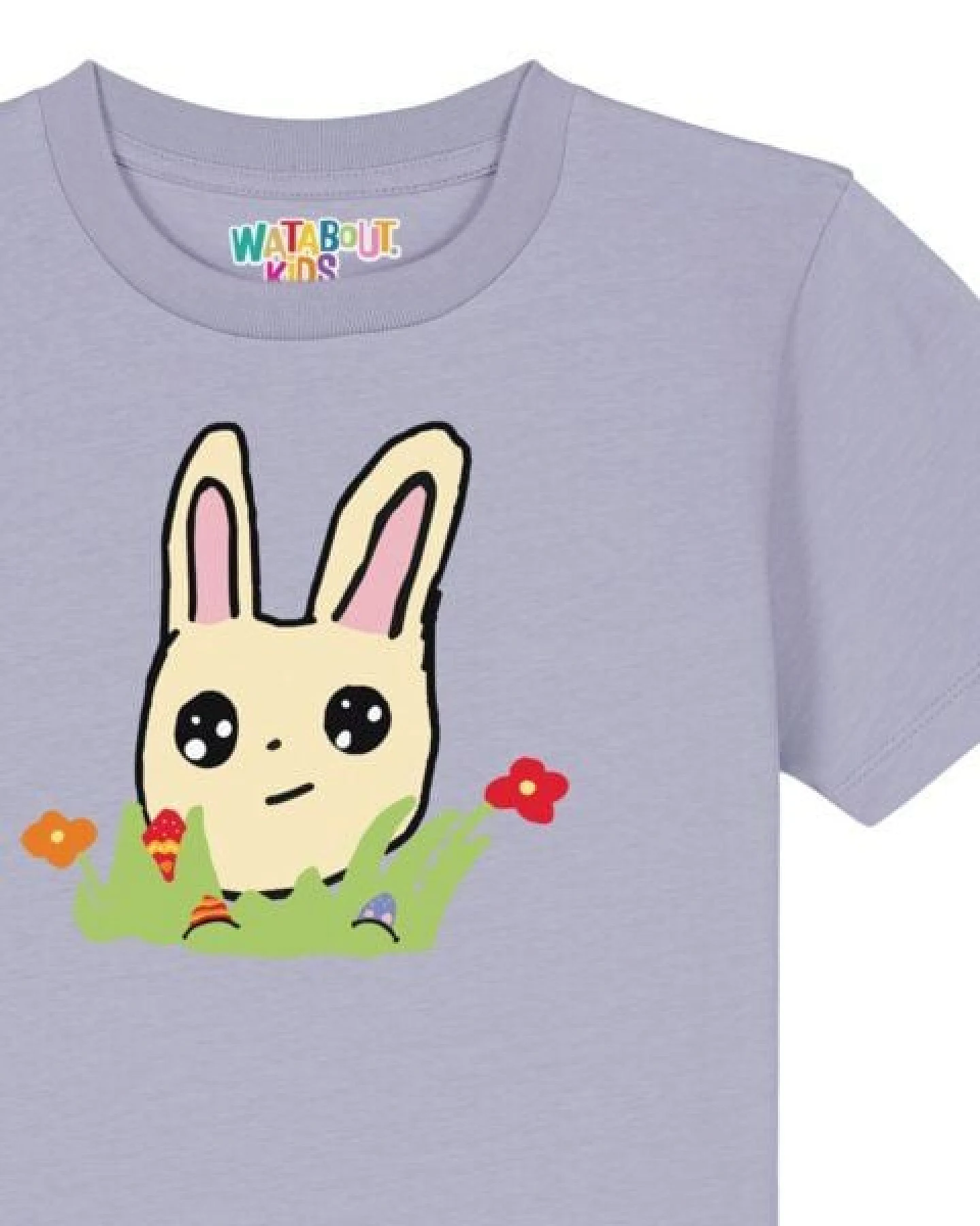 watabout.kids T-Shirt Kinder Osterhase mit Blumen – Ansicht 3
