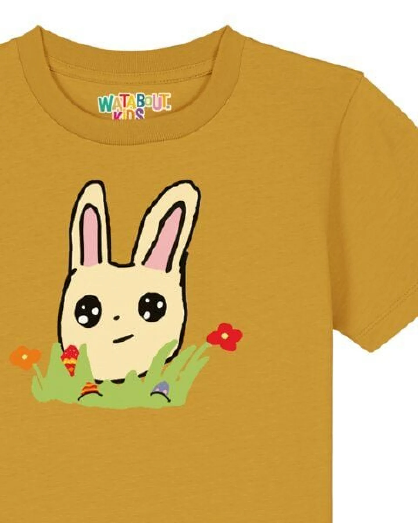 watabout.kids T-Shirt Kinder Osterhase mit Blumen – Ansicht 3