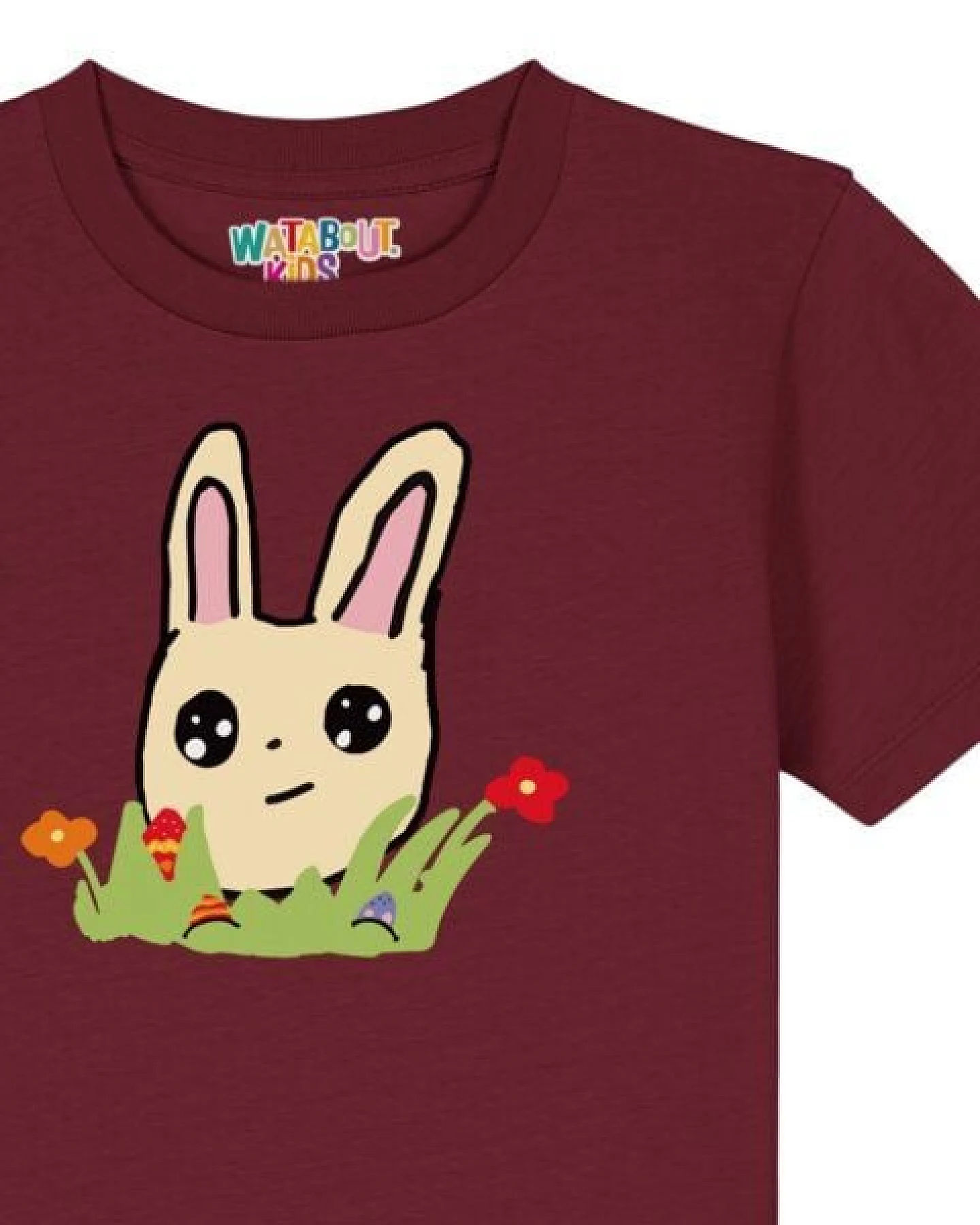 watabout.kids T-Shirt Kinder Osterhase mit Blumen – Ansicht 3