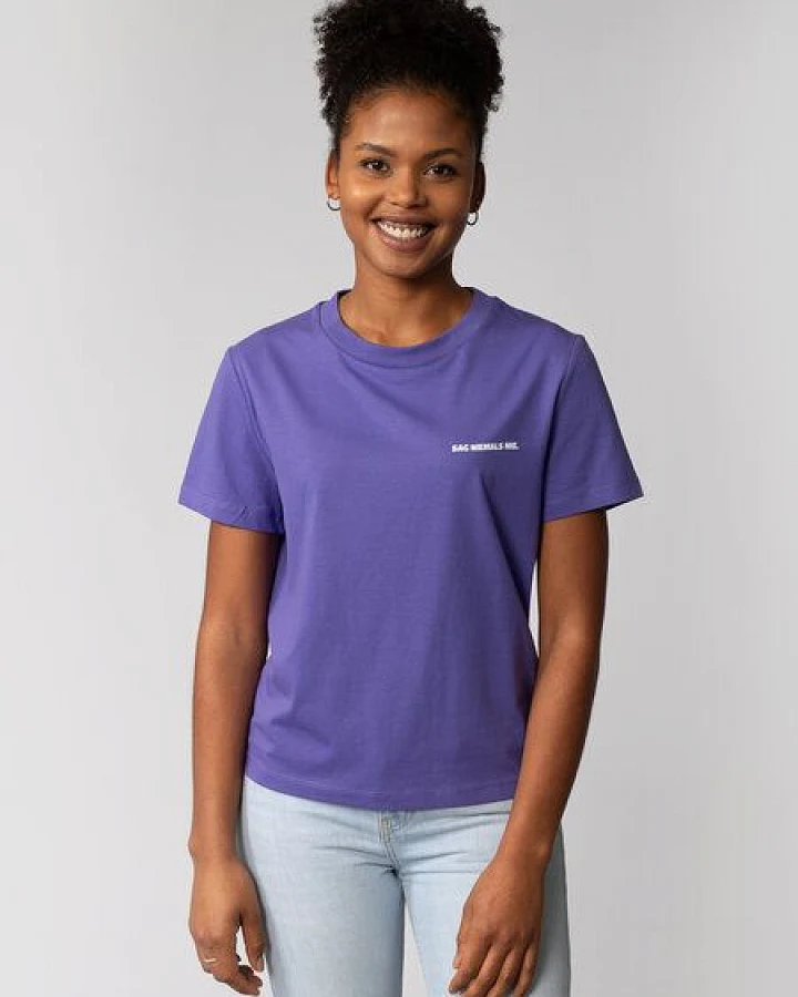 watapparel T-Shirt Frauen Sag niemals nie