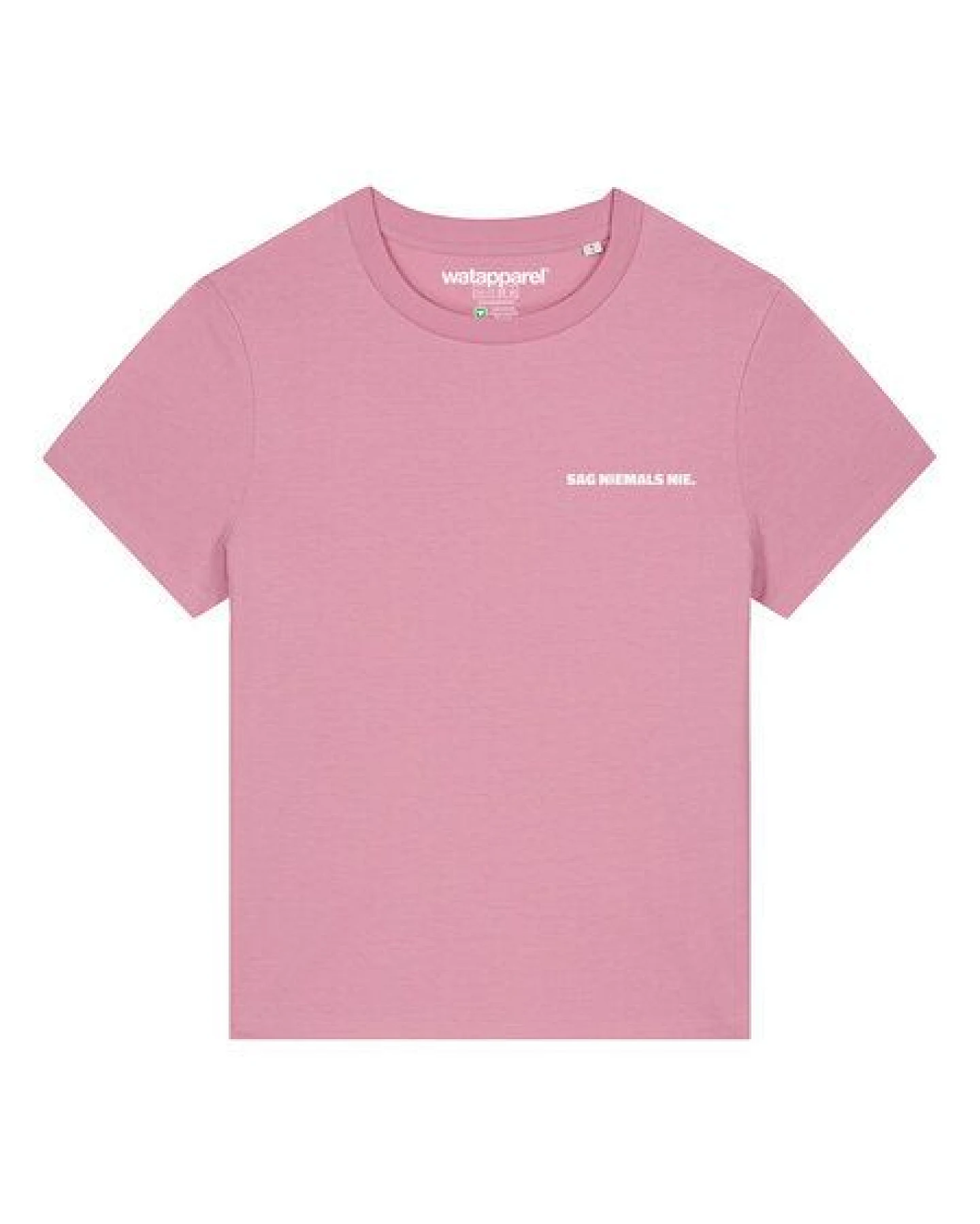 watapparel T-Shirt Frauen Sag niemals nie – Ansicht 2