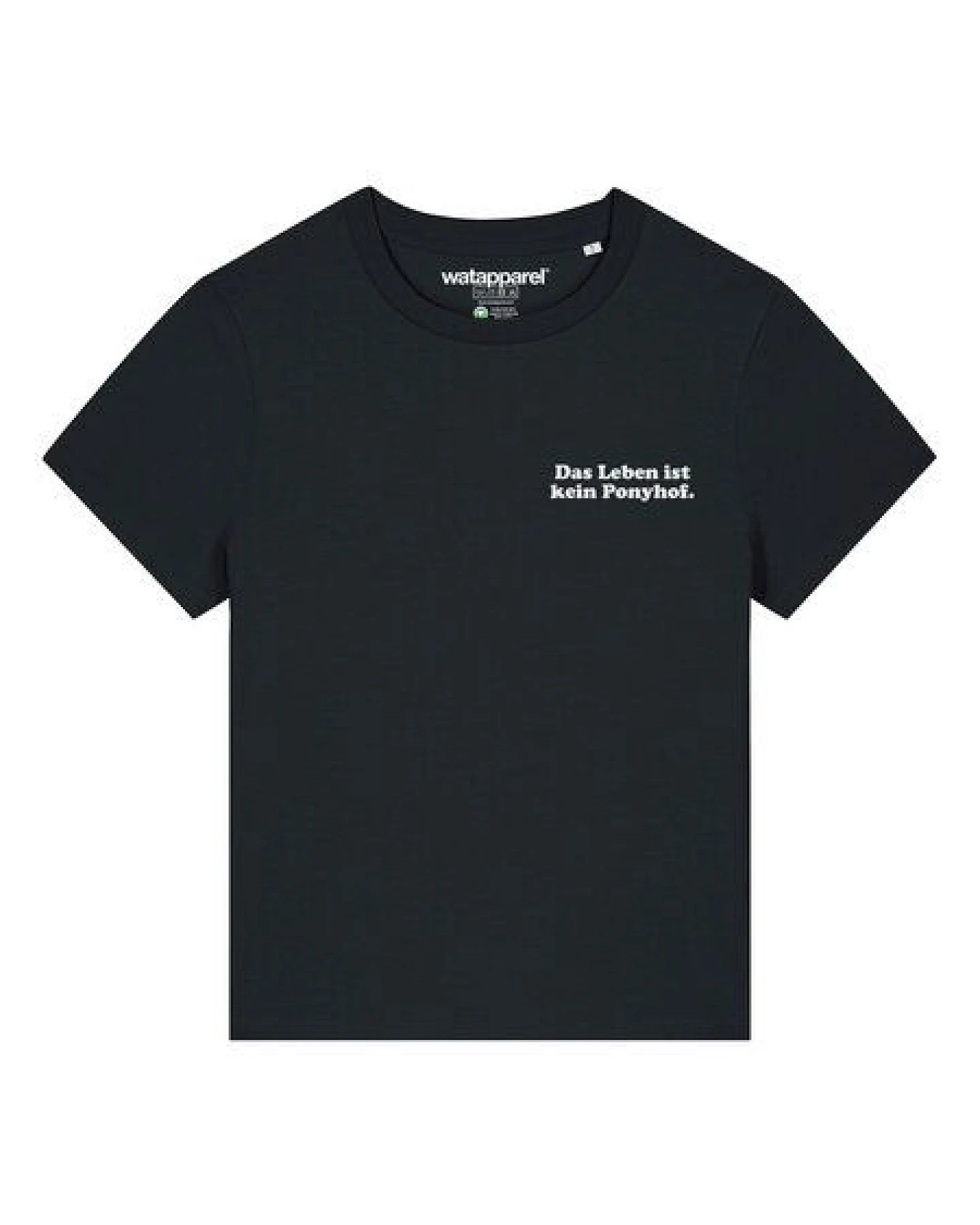 watapparel T-Shirt Frauen Das Leben ist kein Ponyhof – Ansicht 2