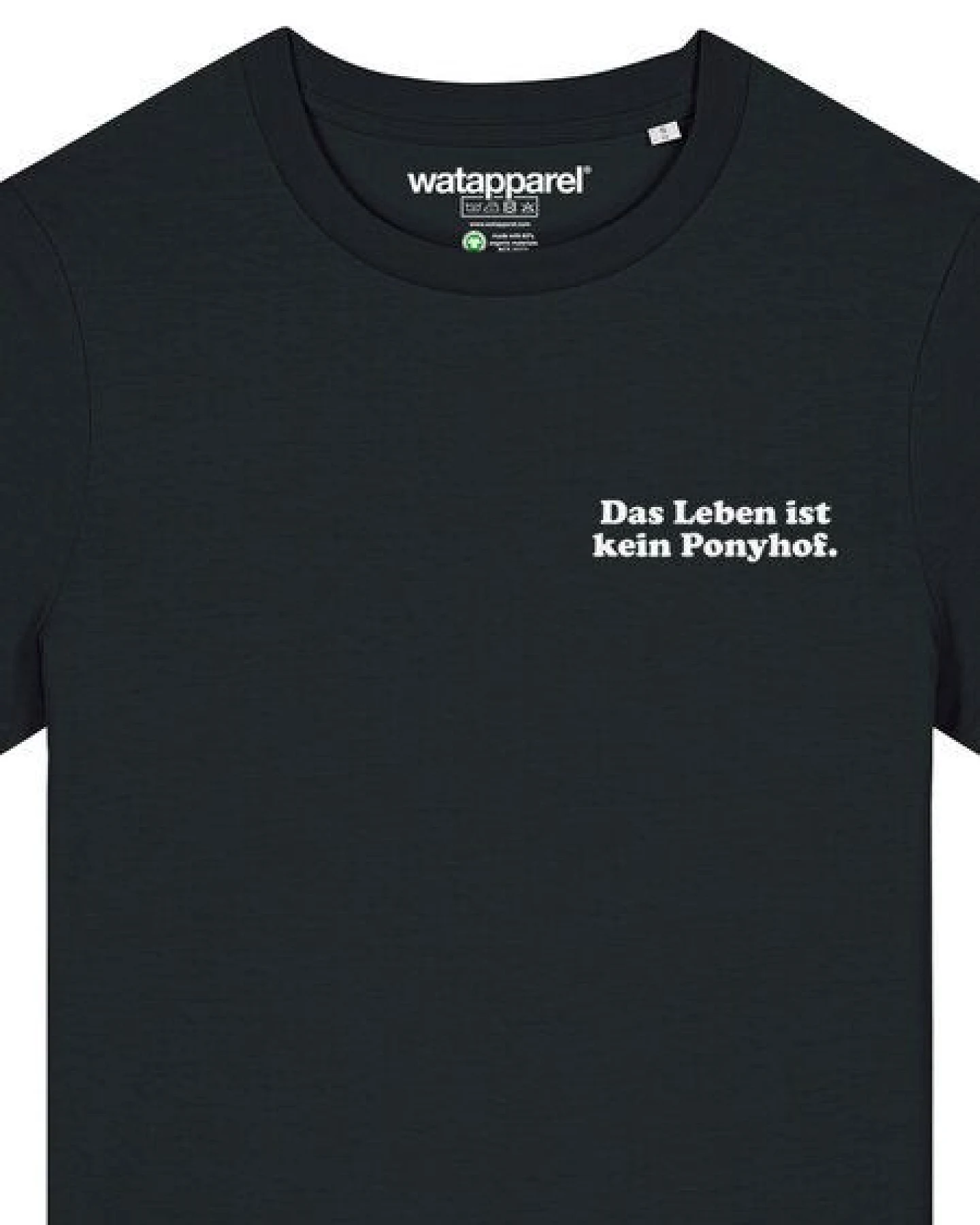 watapparel T-Shirt Frauen Das Leben ist kein Ponyhof – Ansicht 3