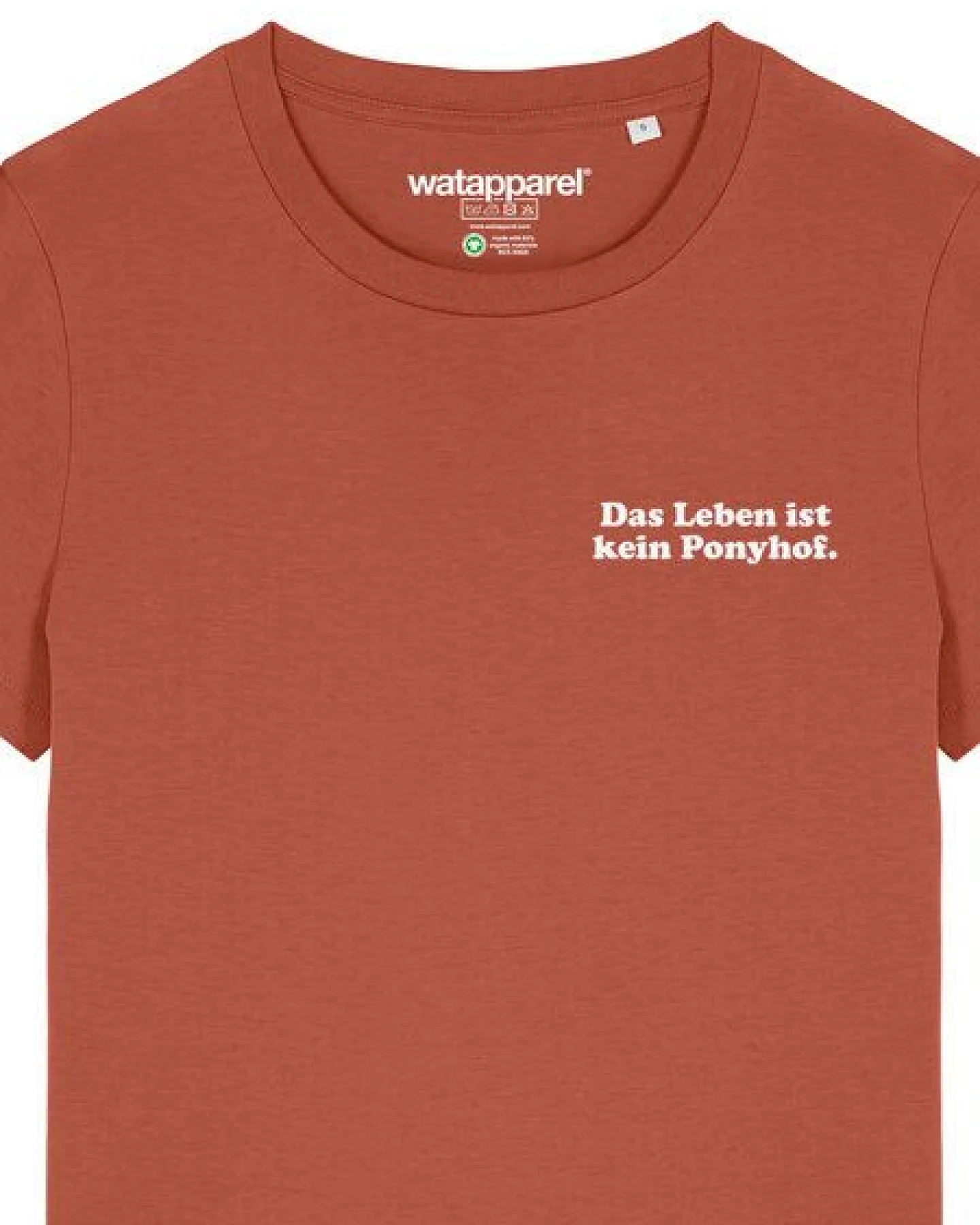 watapparel T-Shirt Frauen Das Leben ist kein Ponyhof – Ansicht 3